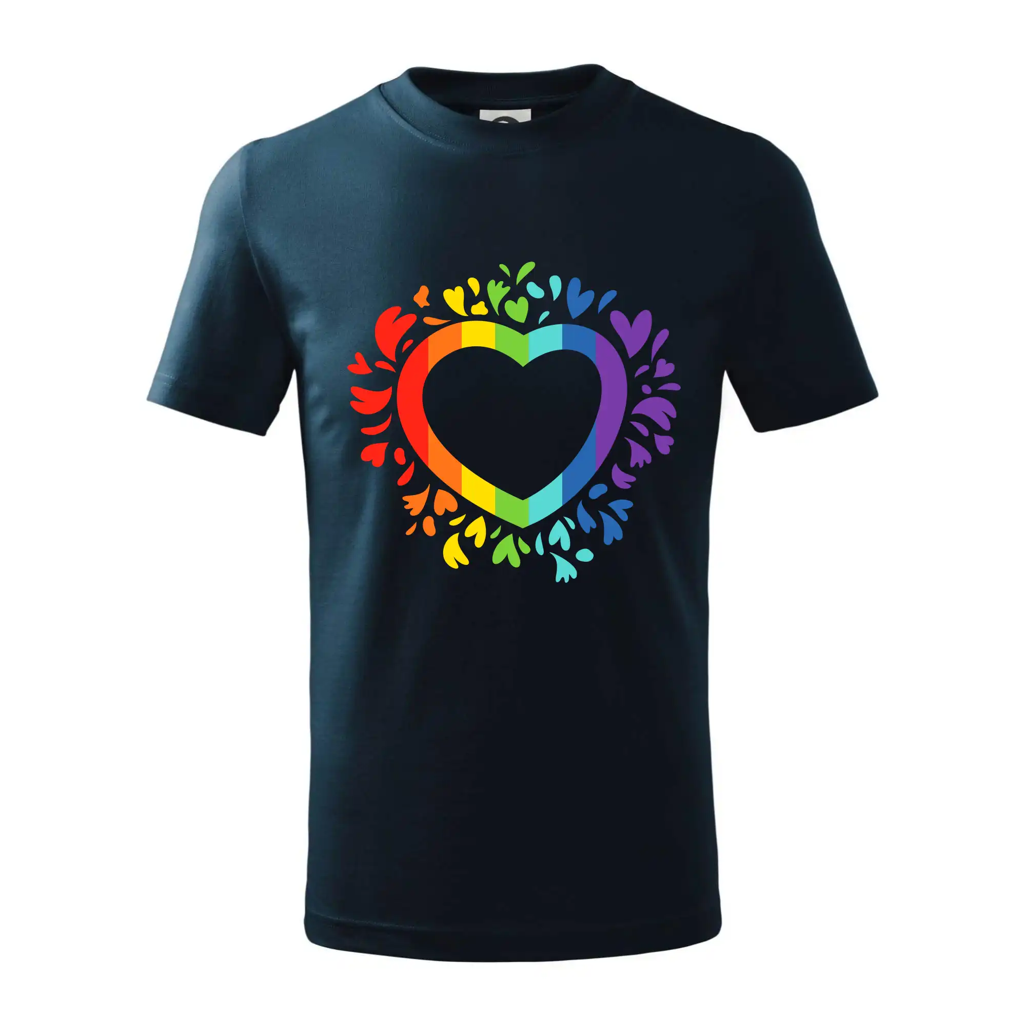 Tričká pre LGBT a Queer komunitu - Srdce pride kvety - Tričko detské bavlnené