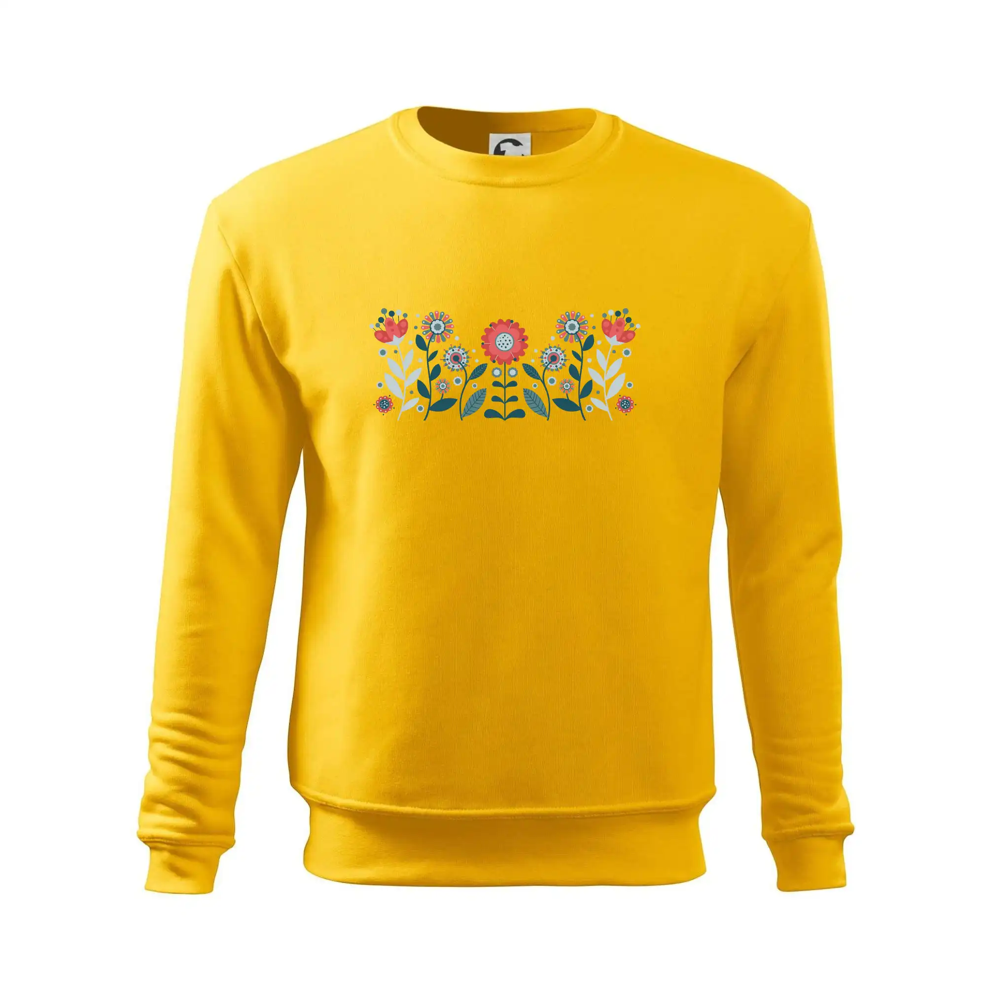 Folklor - květiny v řadě