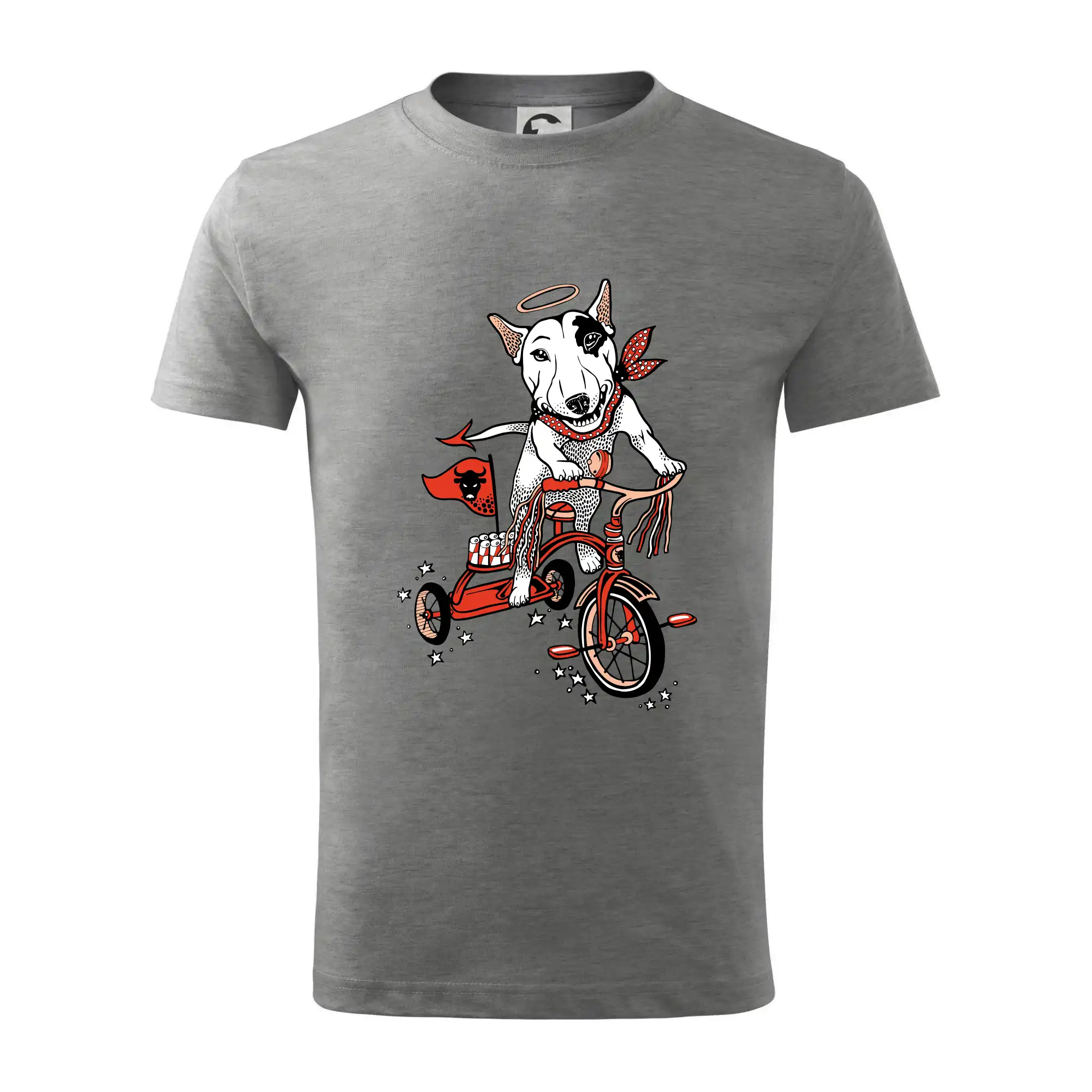 Ostatné psie plemená - Bull terier anjel (Pecka design) - Tričko detské bavlnené