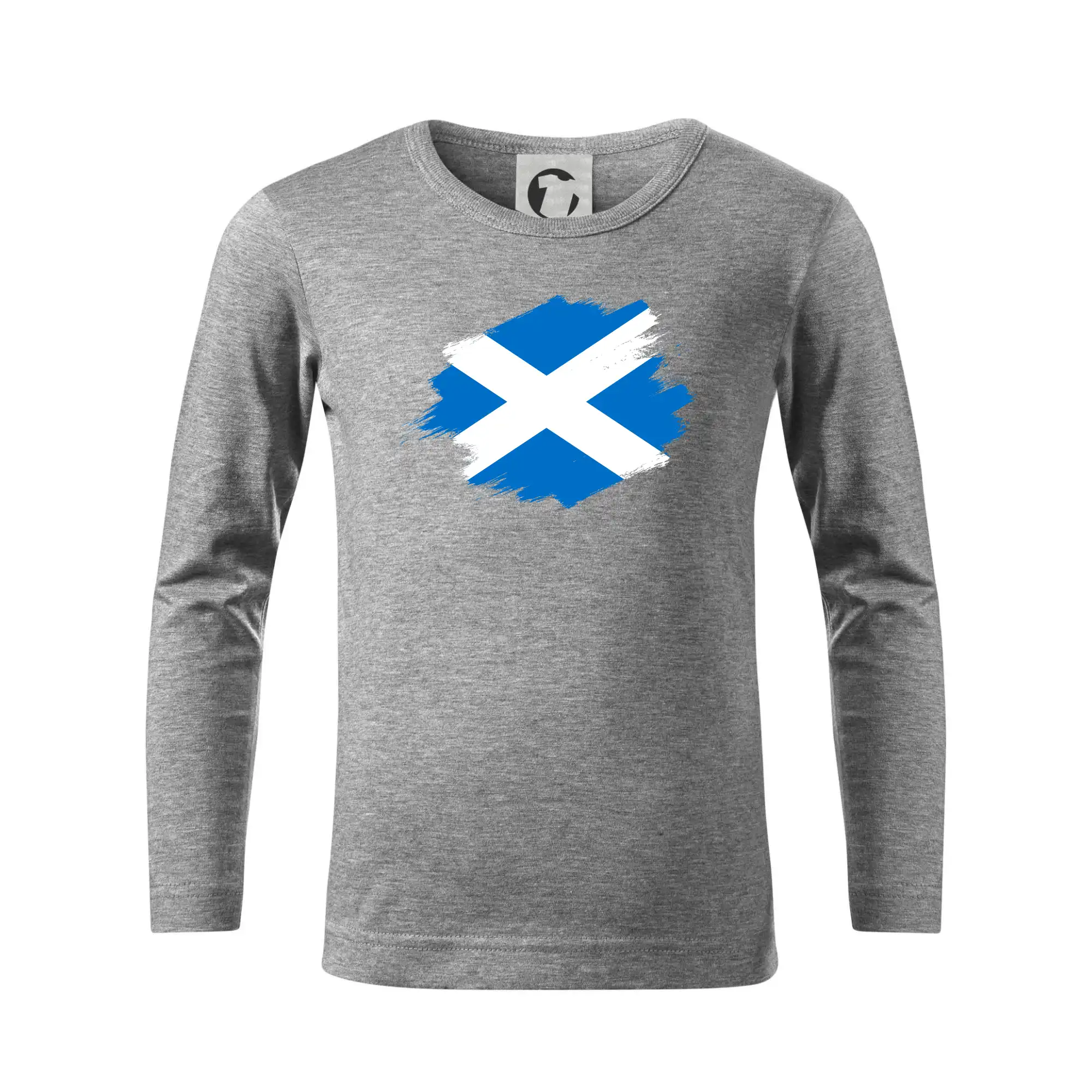 Skotská vlajka kreslená štetcem