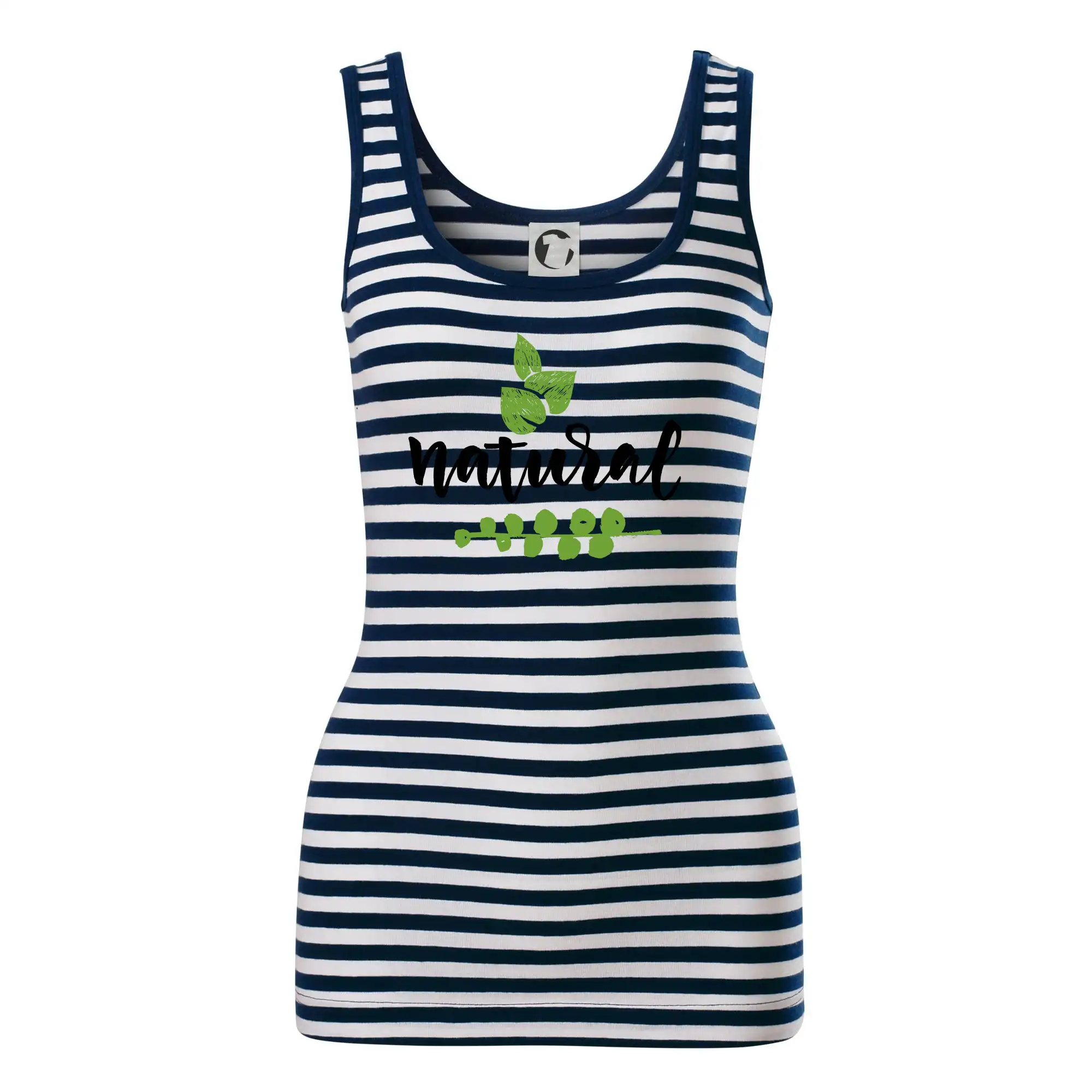 Životný štýl - Natural - nápis v listoch - Sailor tielko na vodu