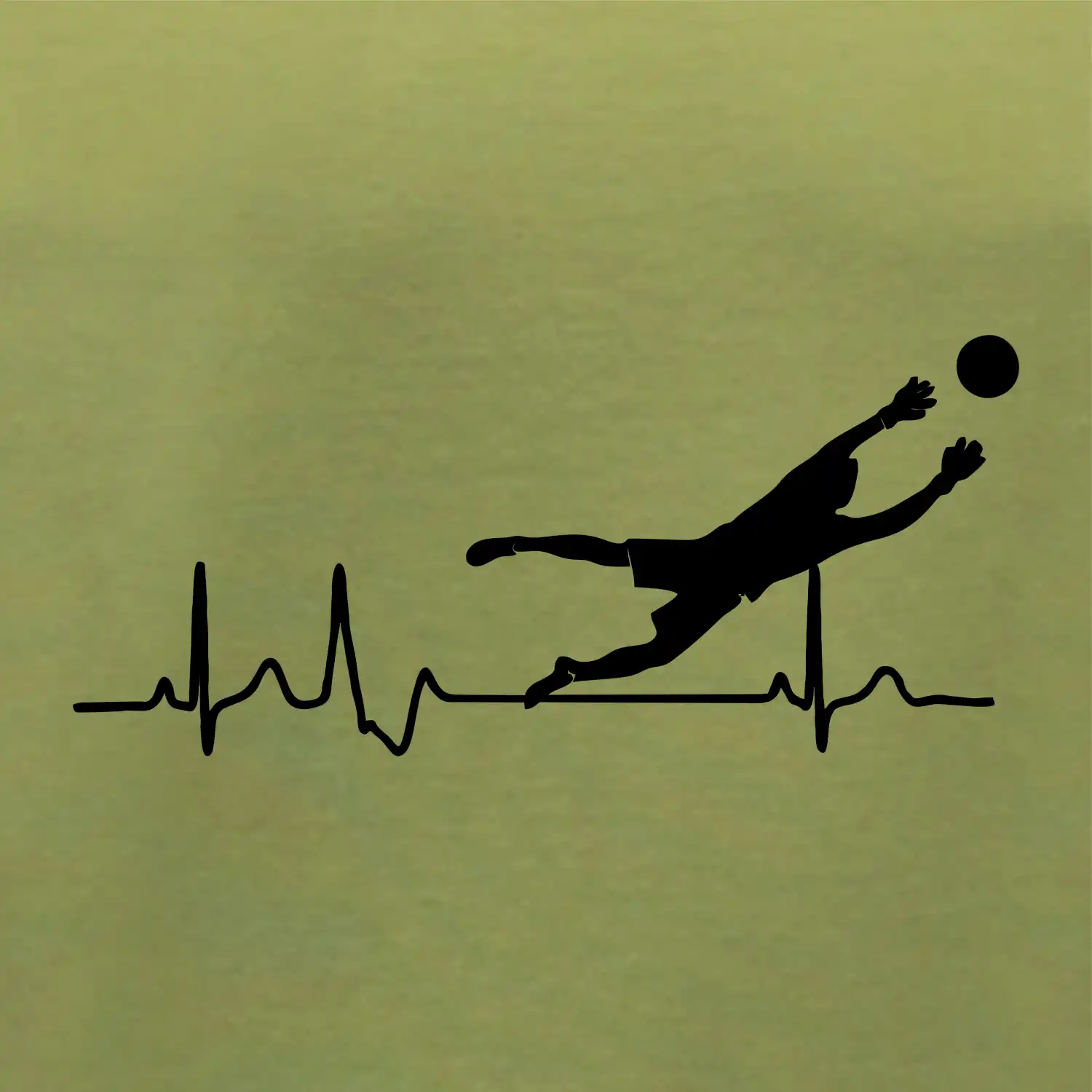 Ekg fotbal brankář