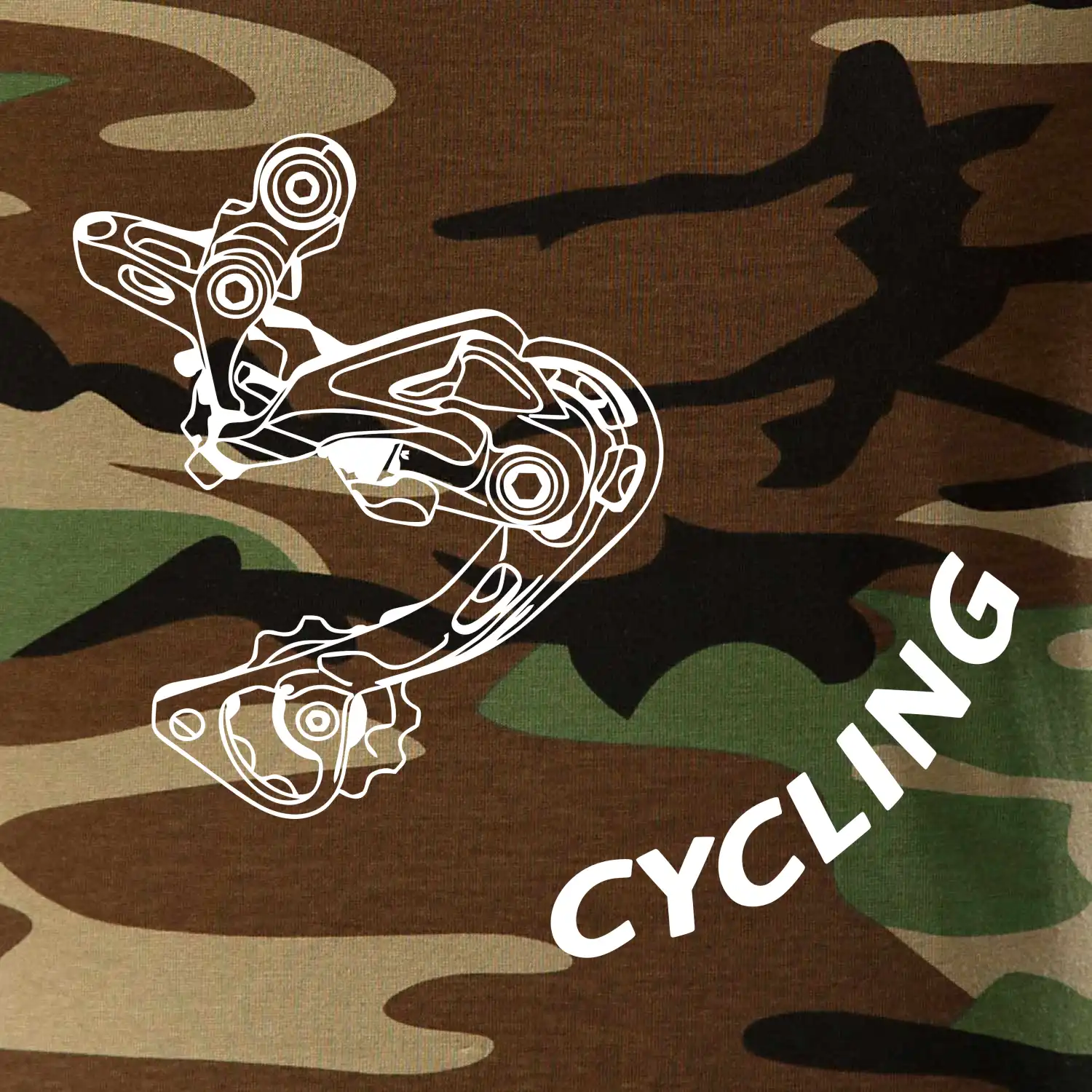 Cycling nápis šikmo