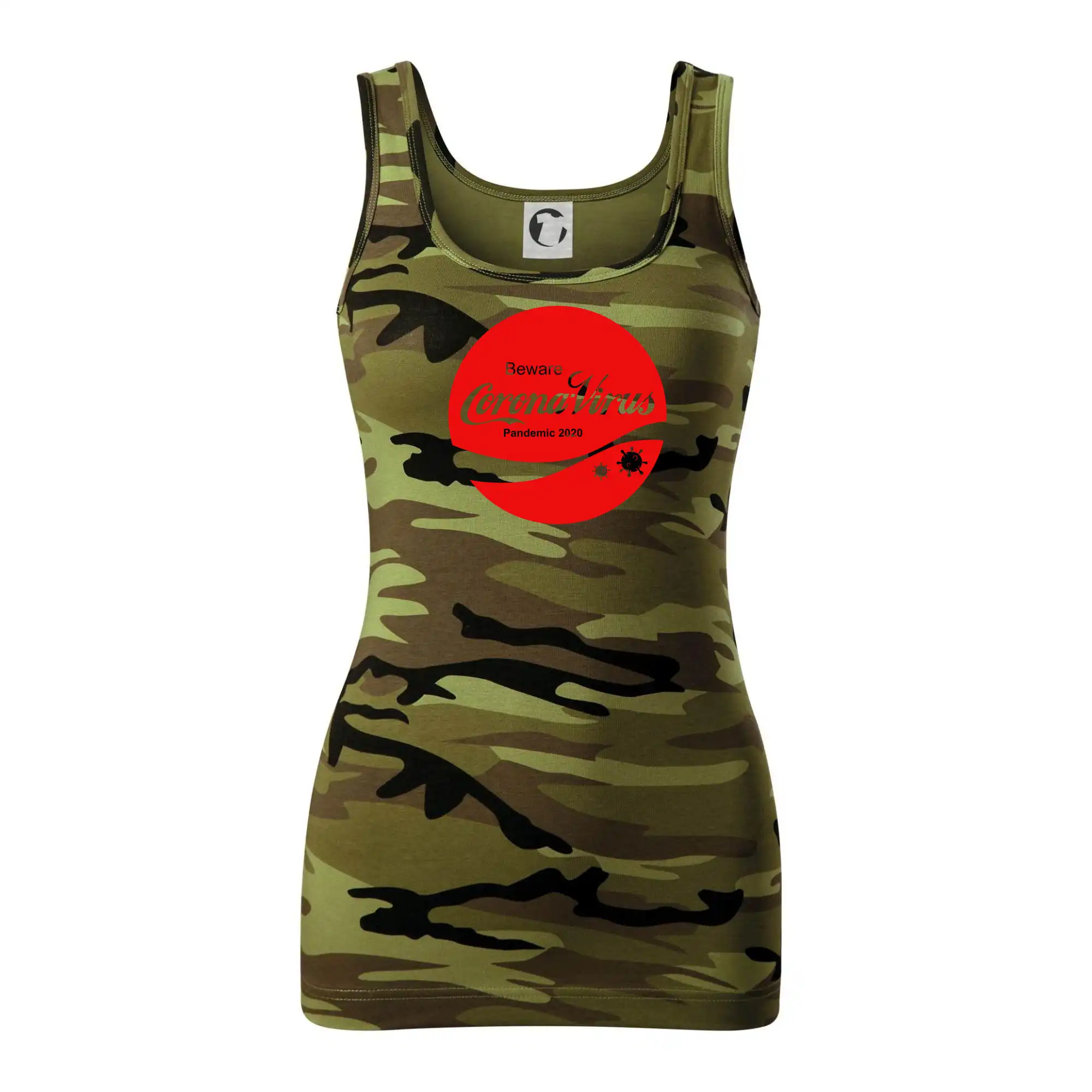 Corona virus pandemic logo