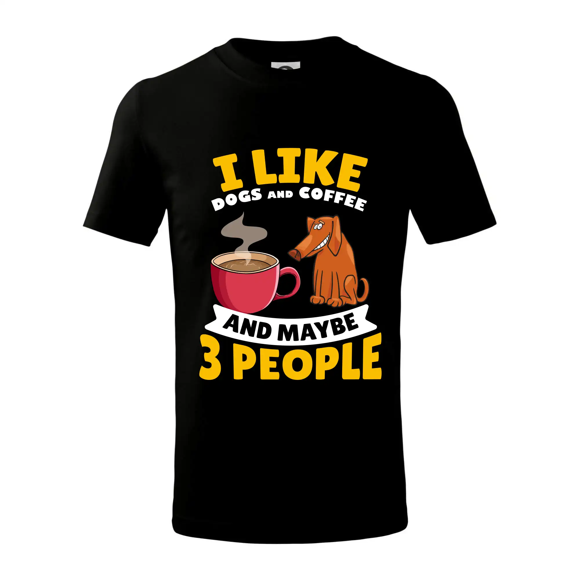 I like dogs and coffee and maybe 3 people