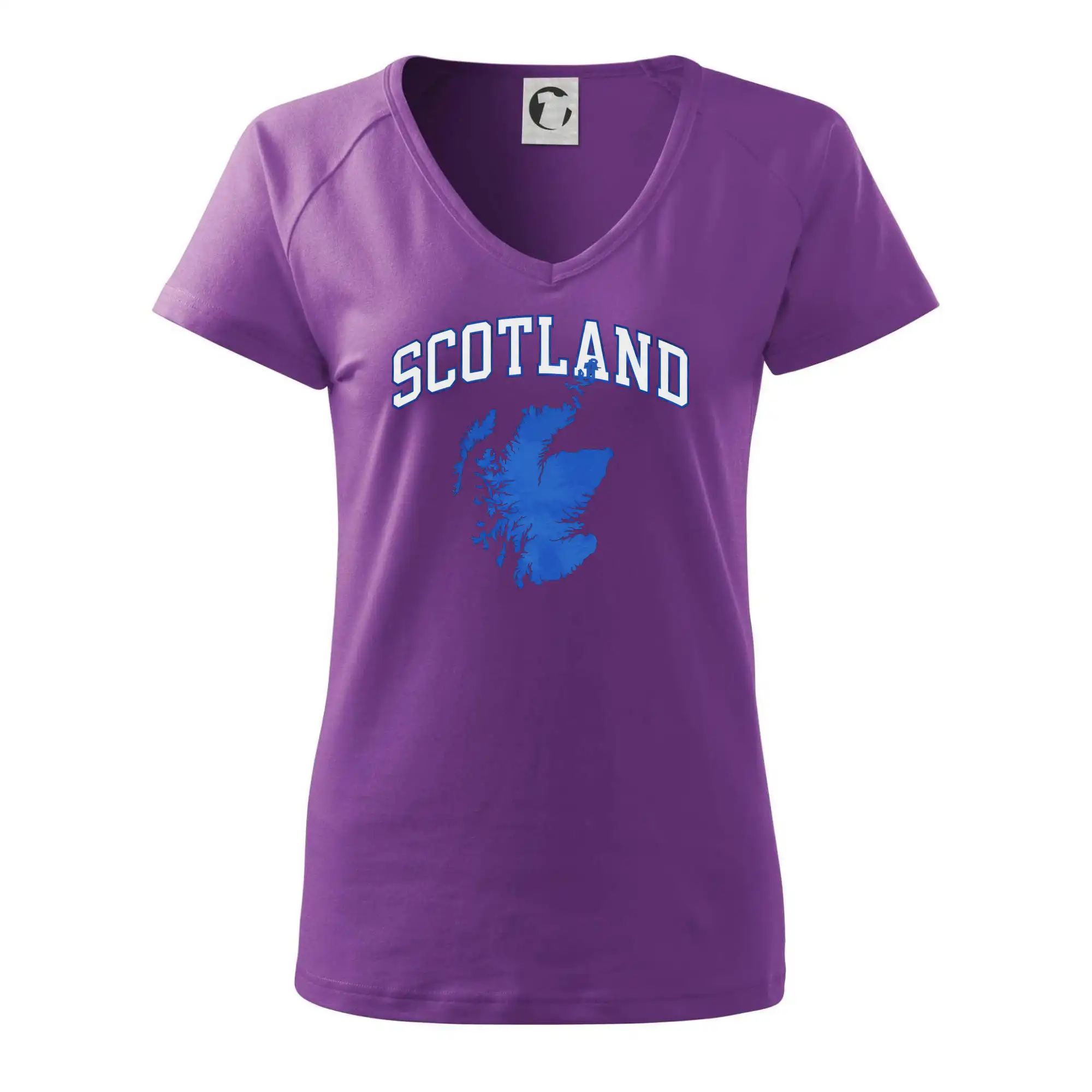 Scotland nápis s mapou