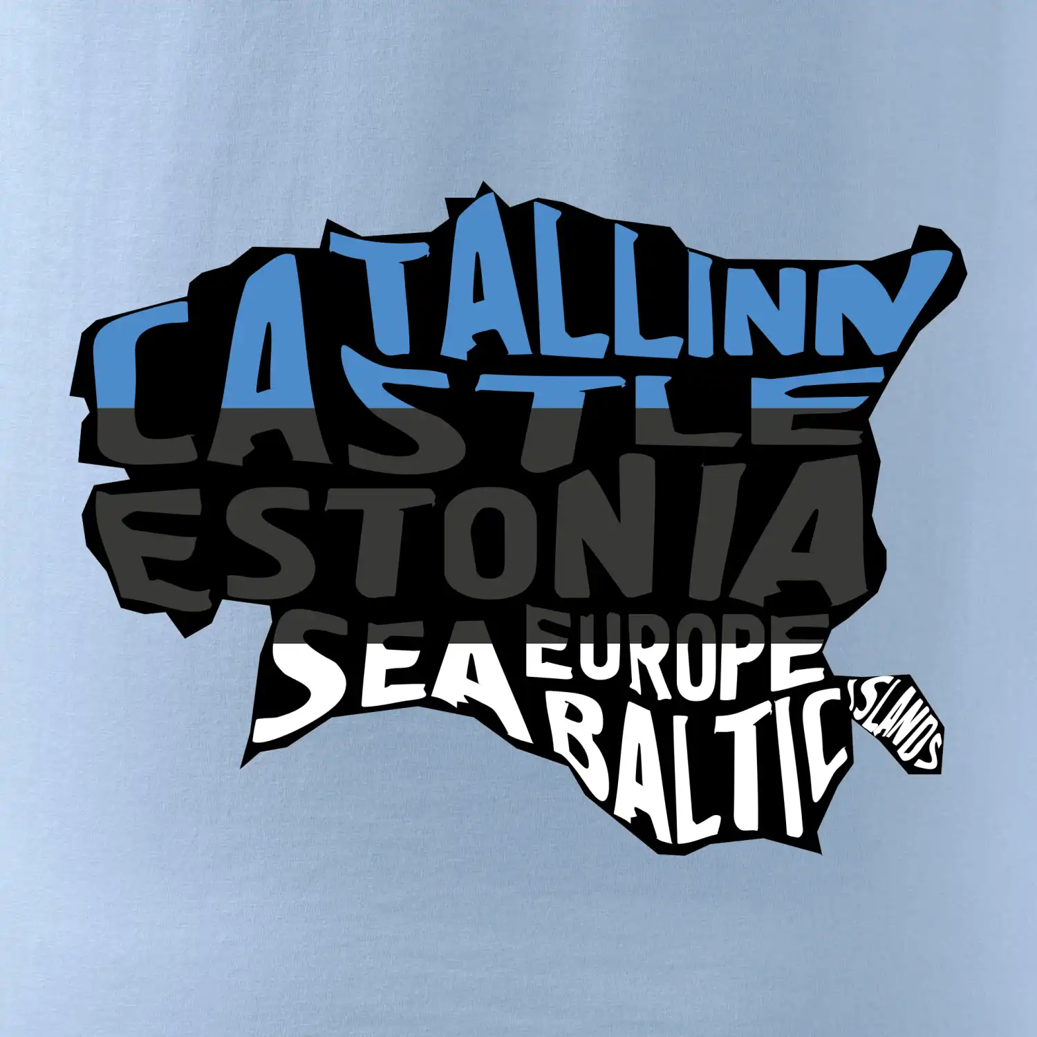 Mapy - názvy měst - Estonsko