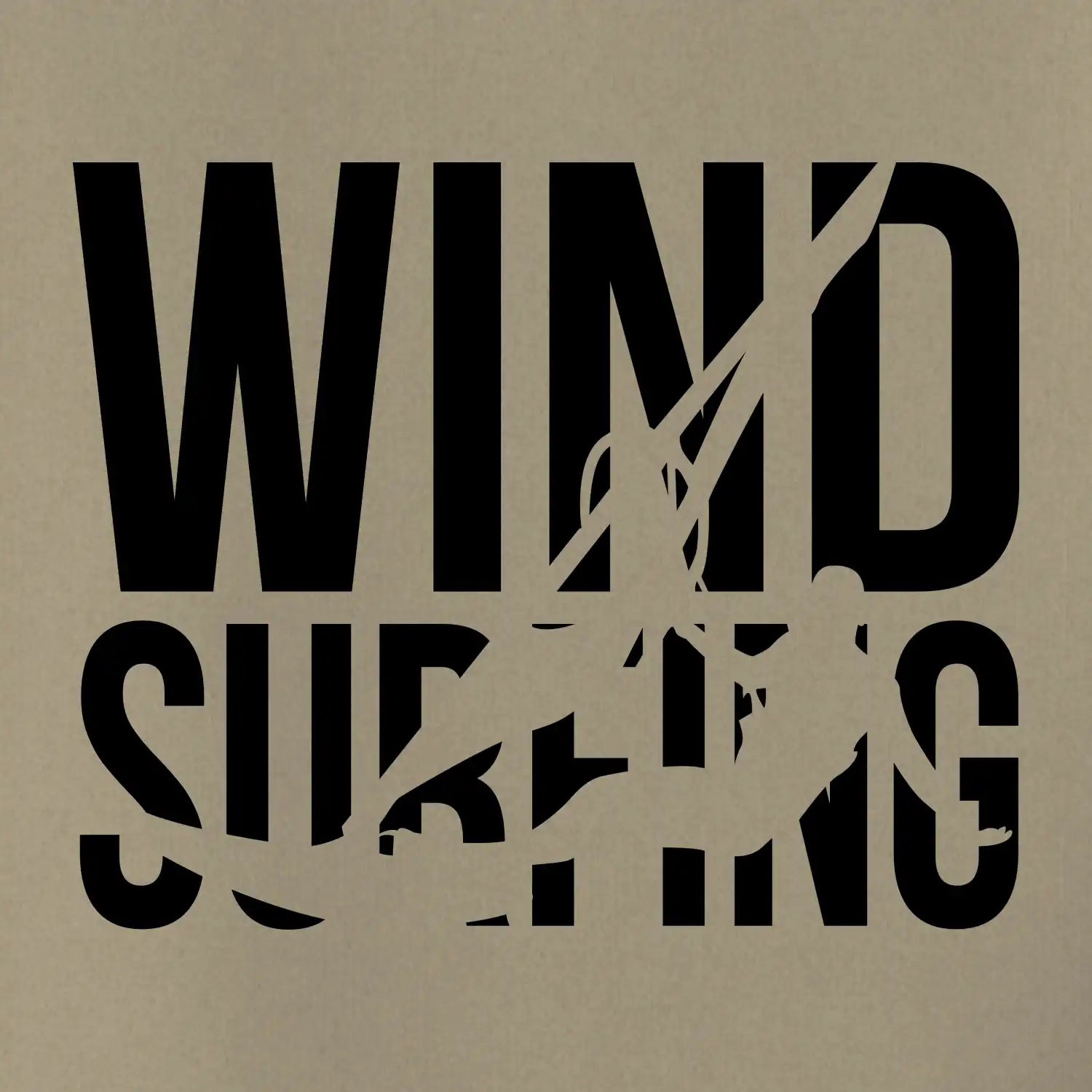Windsurfing nápis