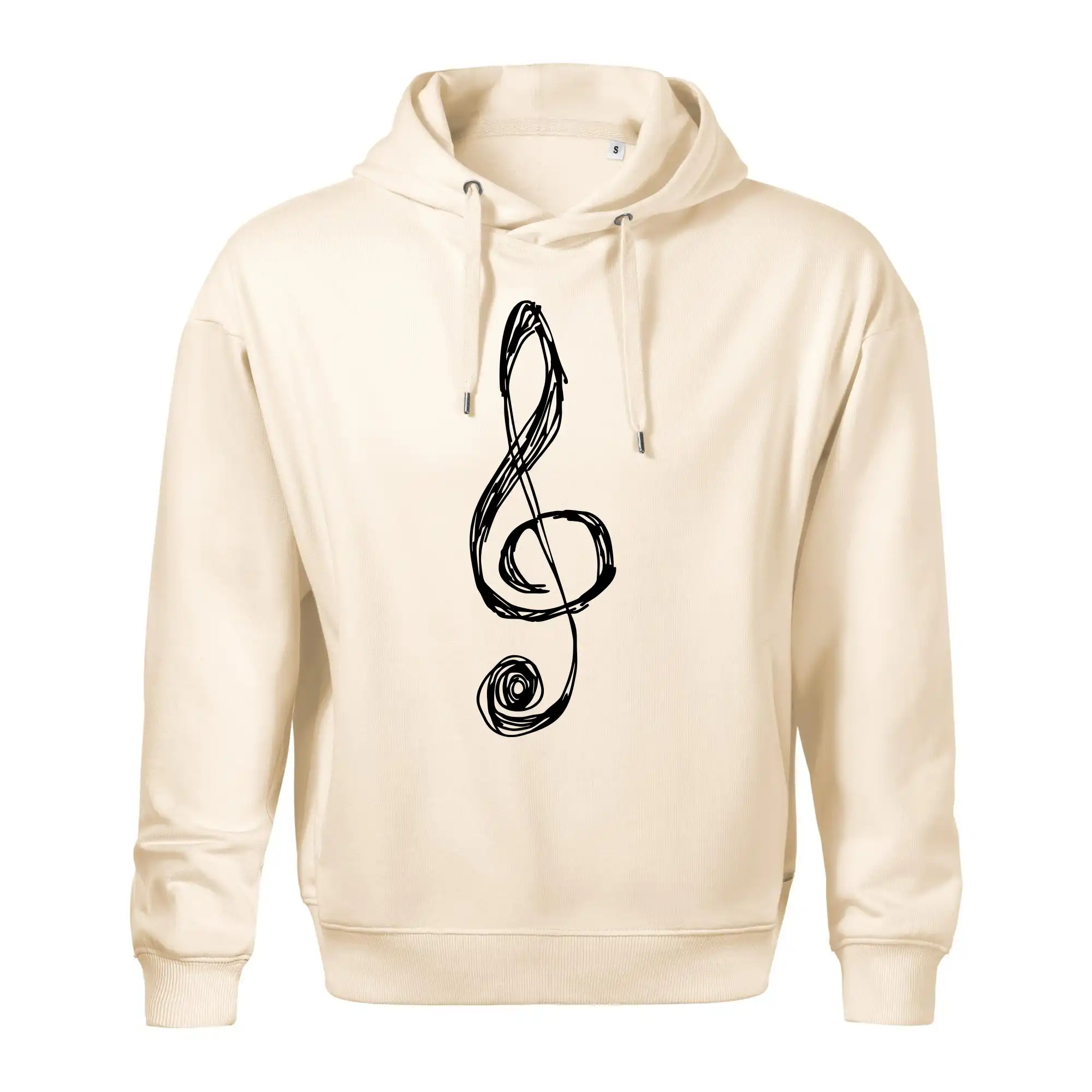 Houslový klíč kreslený