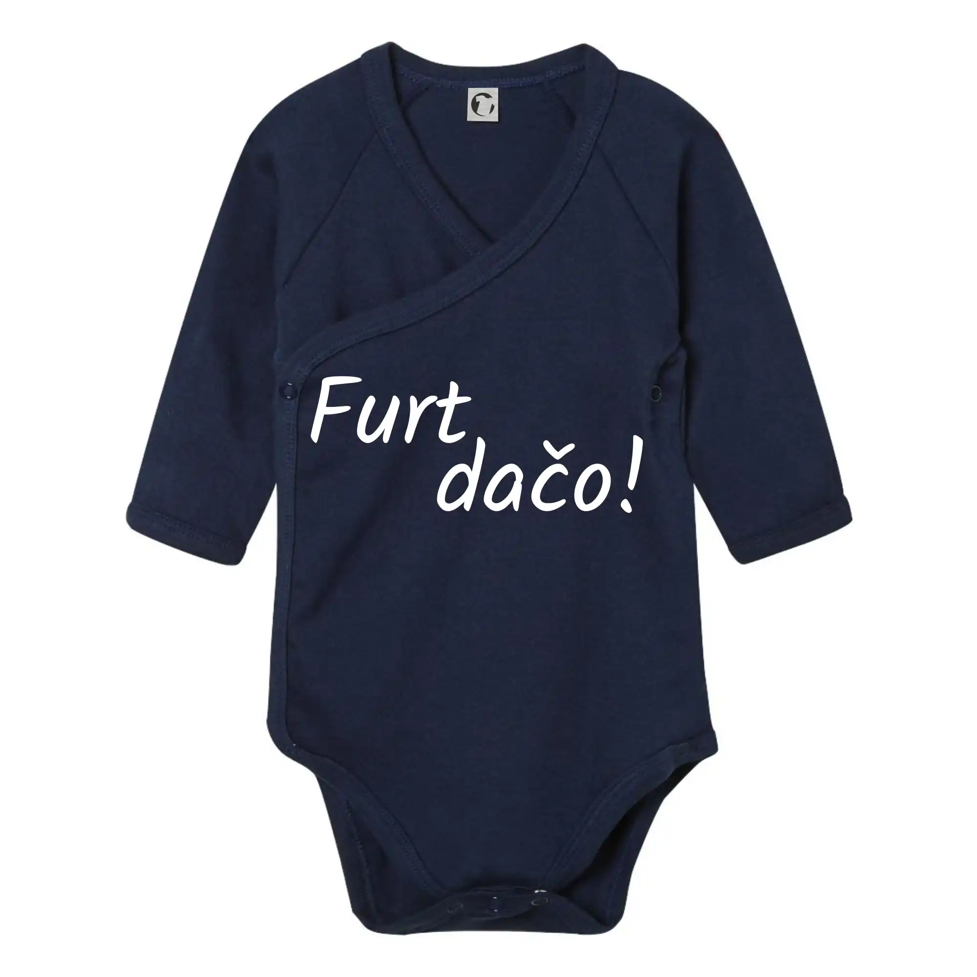 Tričká na párty - Furt dačo - Body zavinovacie s dlhým rukávom