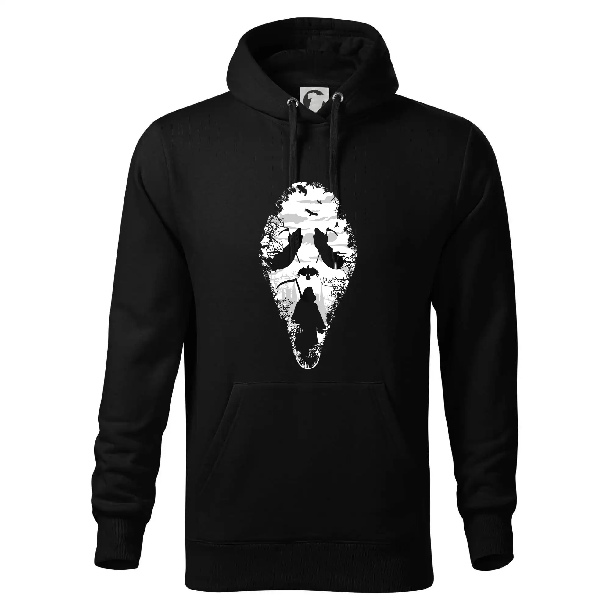 Grafické tričká - Reaper Scream mask - Mikina pánska Cape s kapucňou