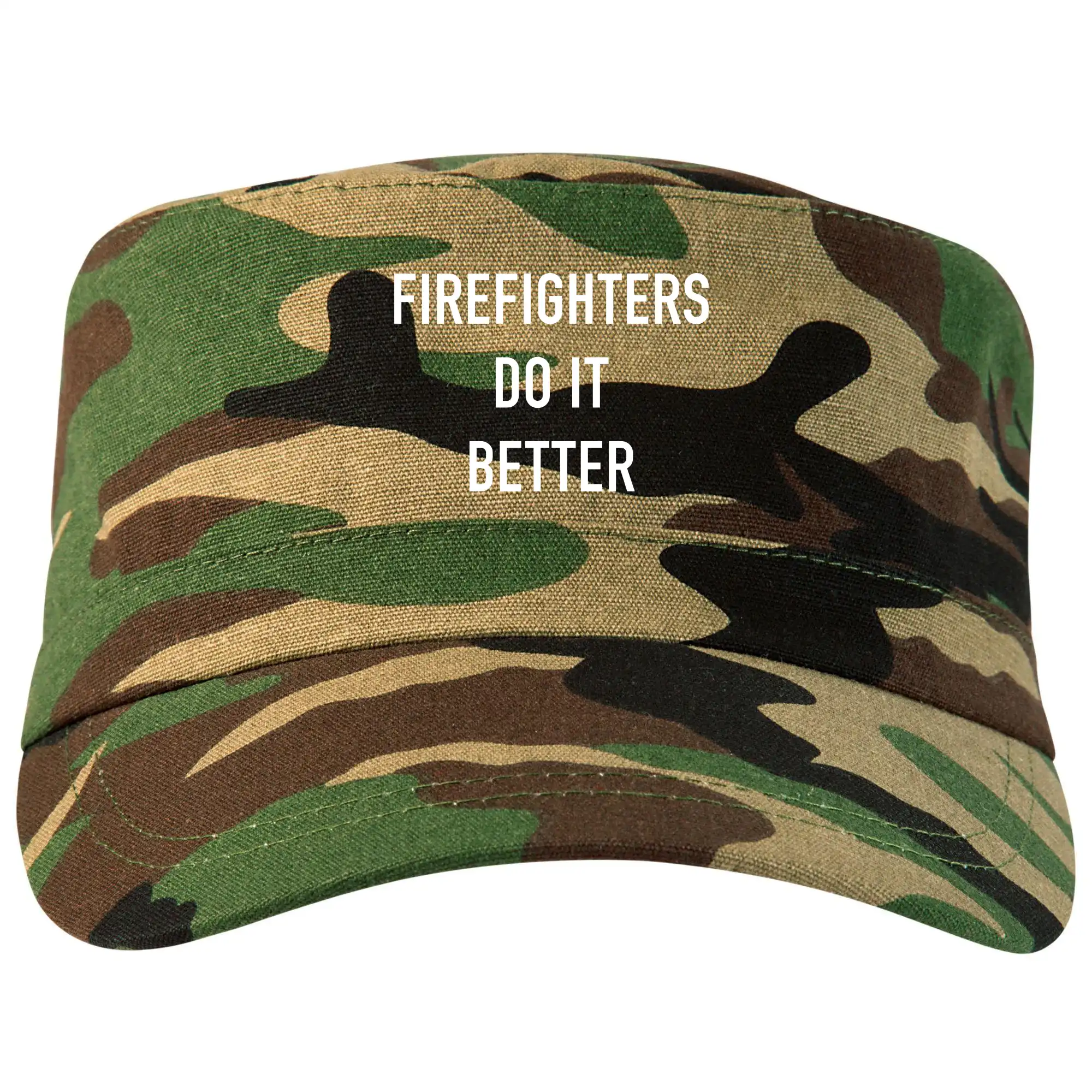 Originálne tričká pre hasičov - Firefighters Do It Better - Šiltovka CAMO