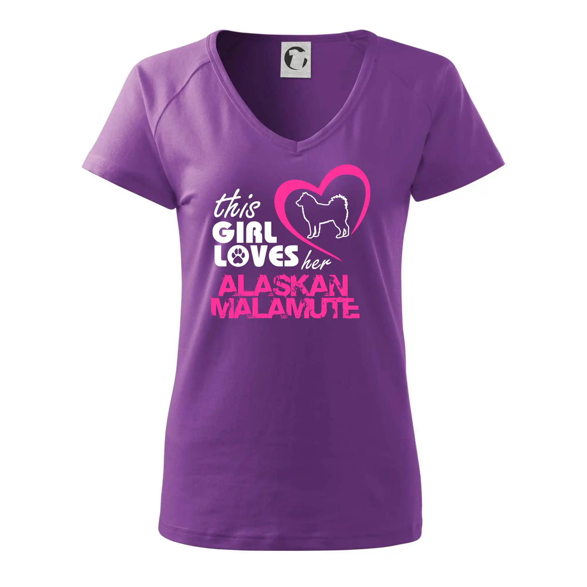 This Girl Loves her Alaskan Malamute