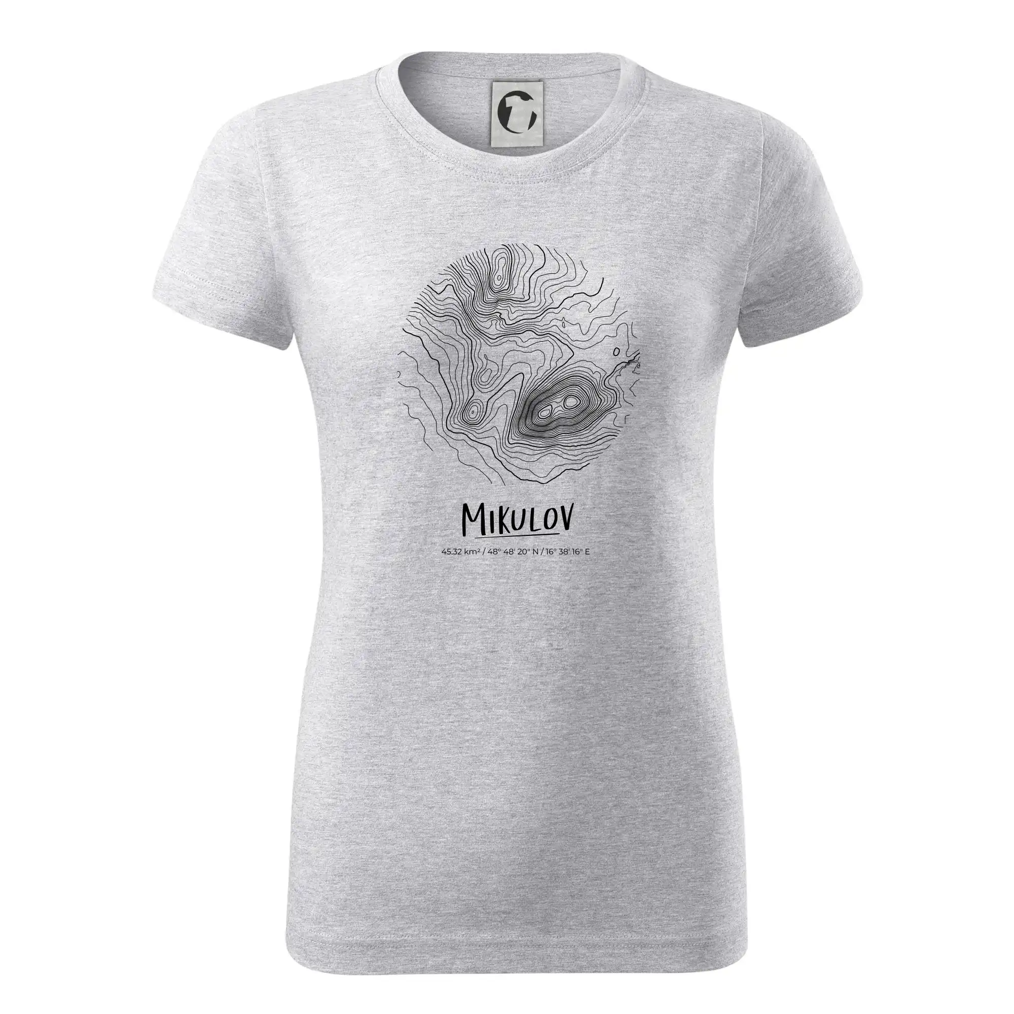 Mikulov - vrstevnice v kruhu