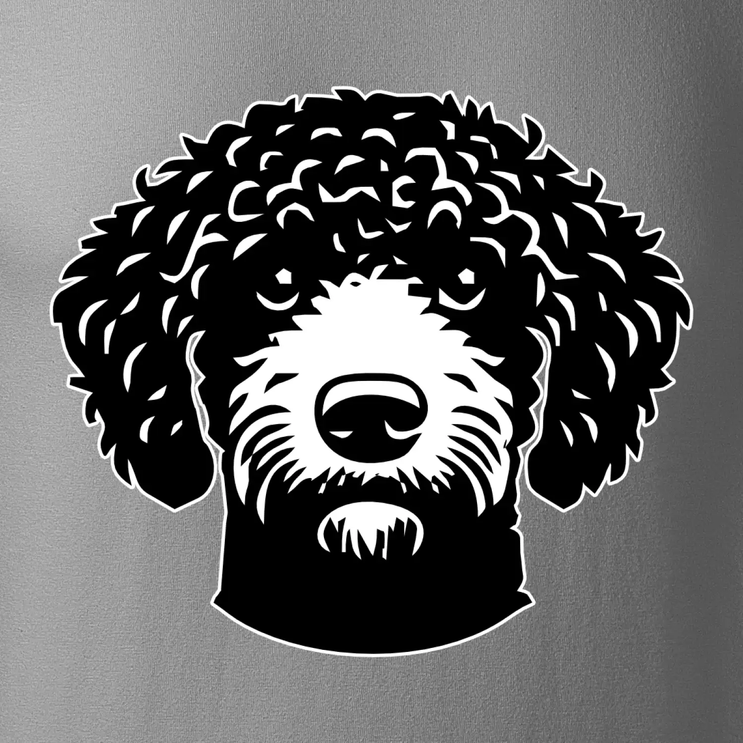 Lagotto romagnolo hlava na prsu