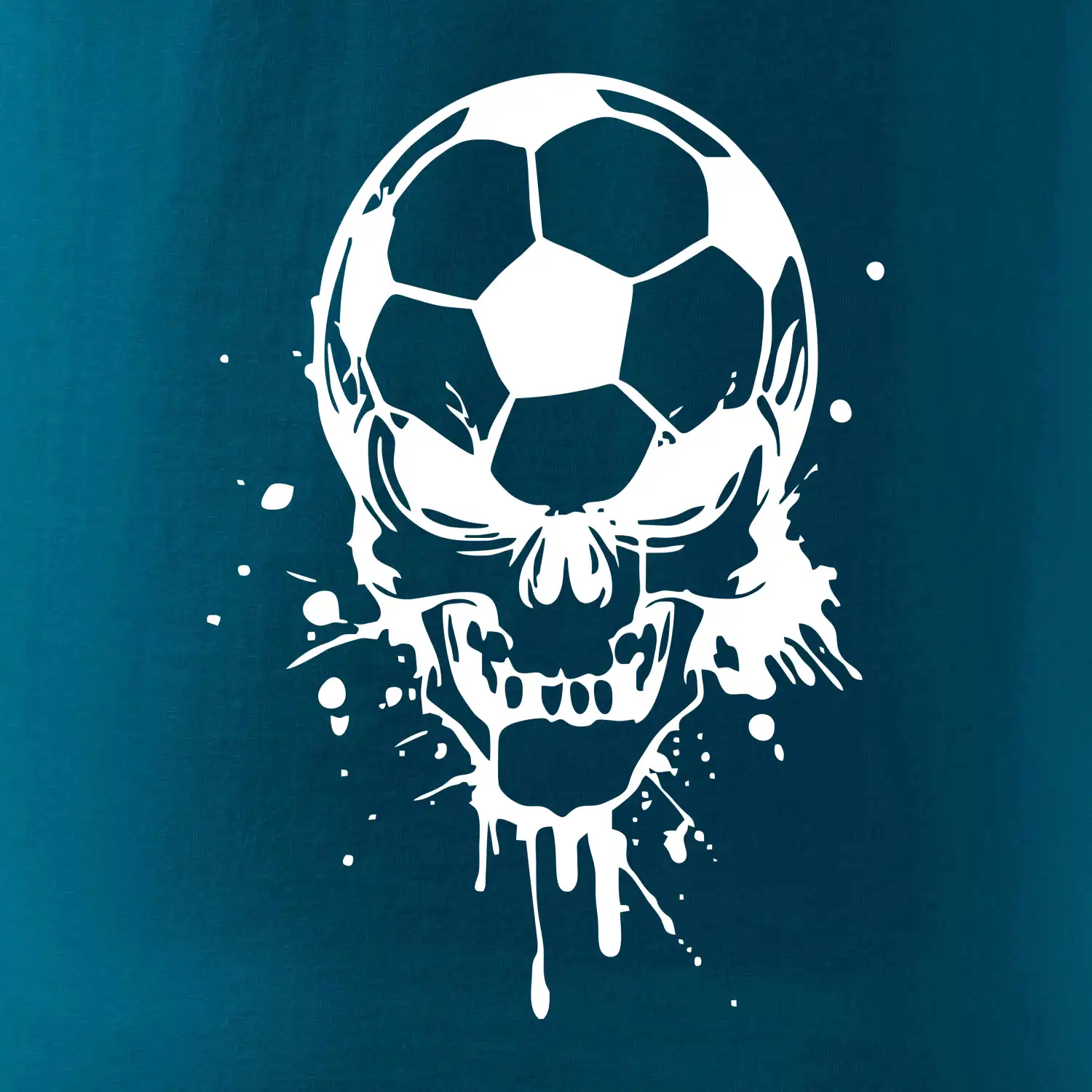 Fotbal lebka splash