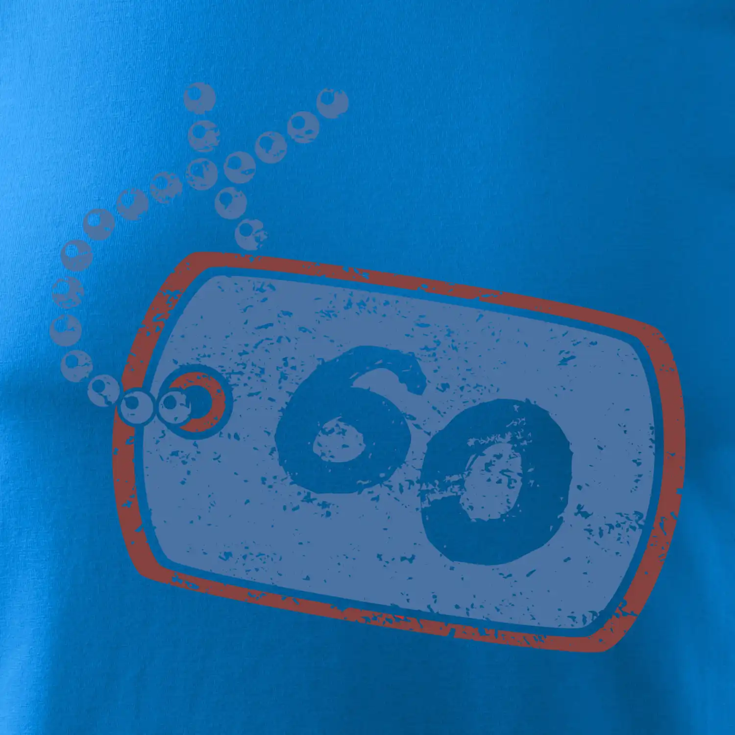 60 na krku štítek