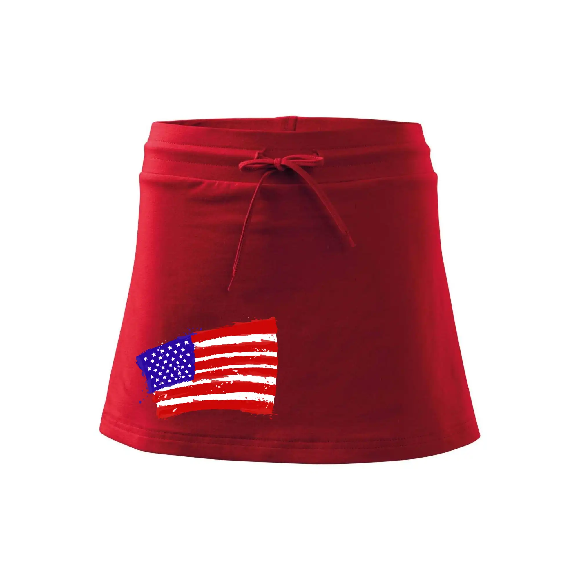 Americká vlajka ohnutá