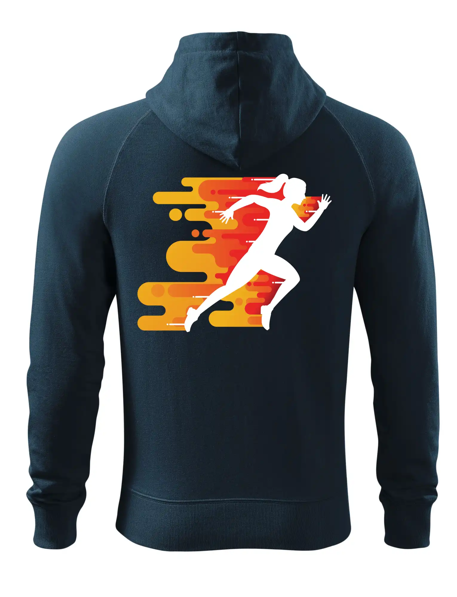 Běhání - oranžová žena