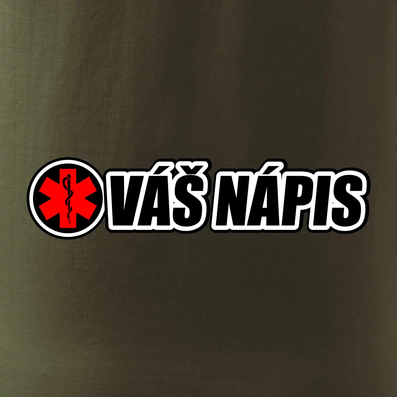 Kulatý kříž - tvůj nápis