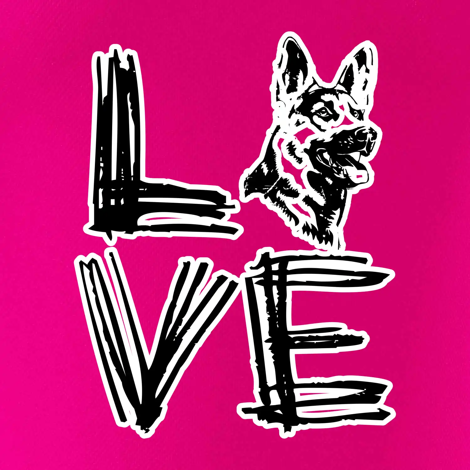 Německý ovčák love