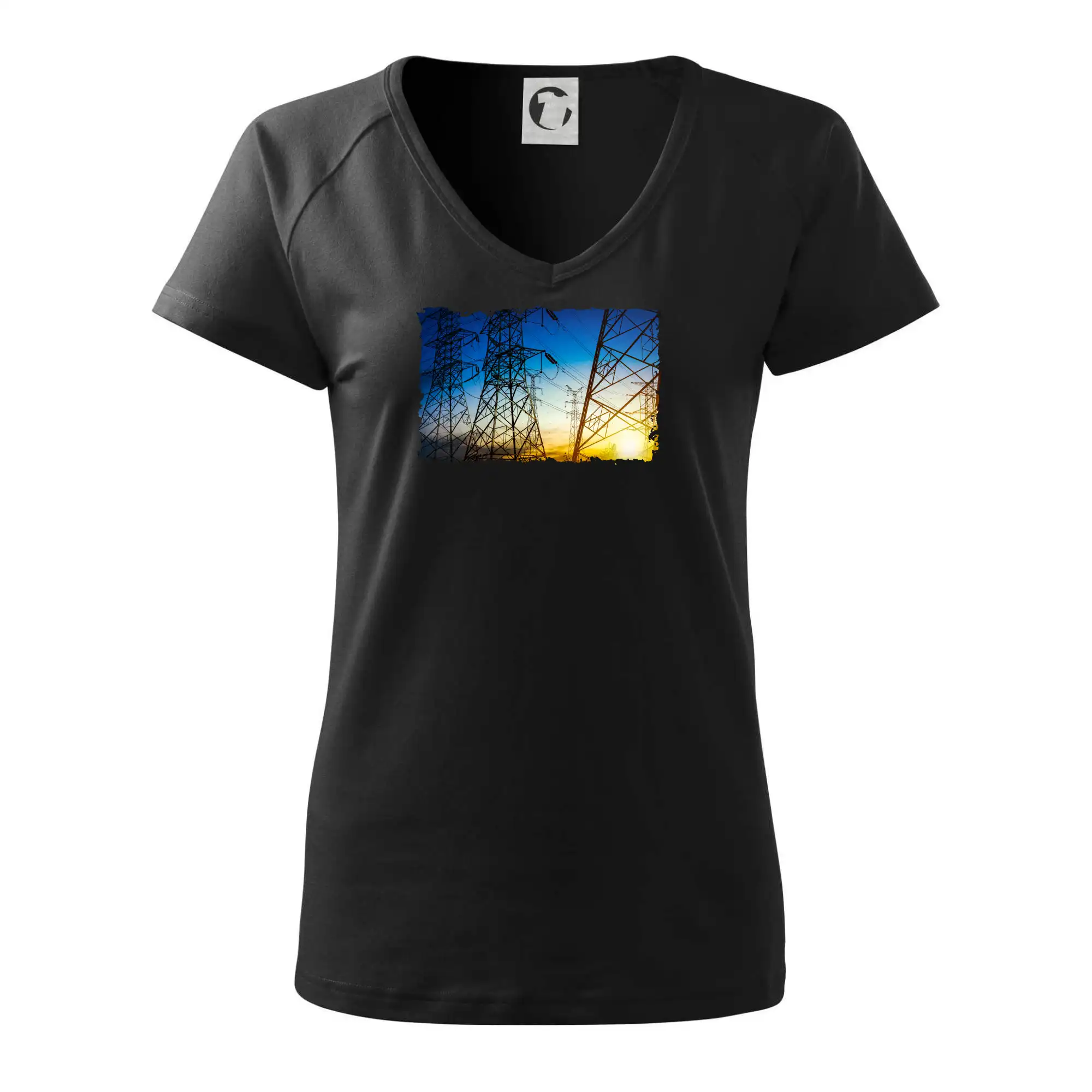 Fotka stožárů vysokého napětí