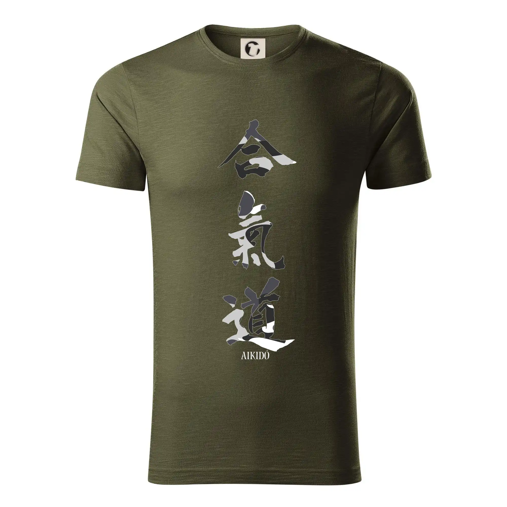 Aikidó maskáčový nápis