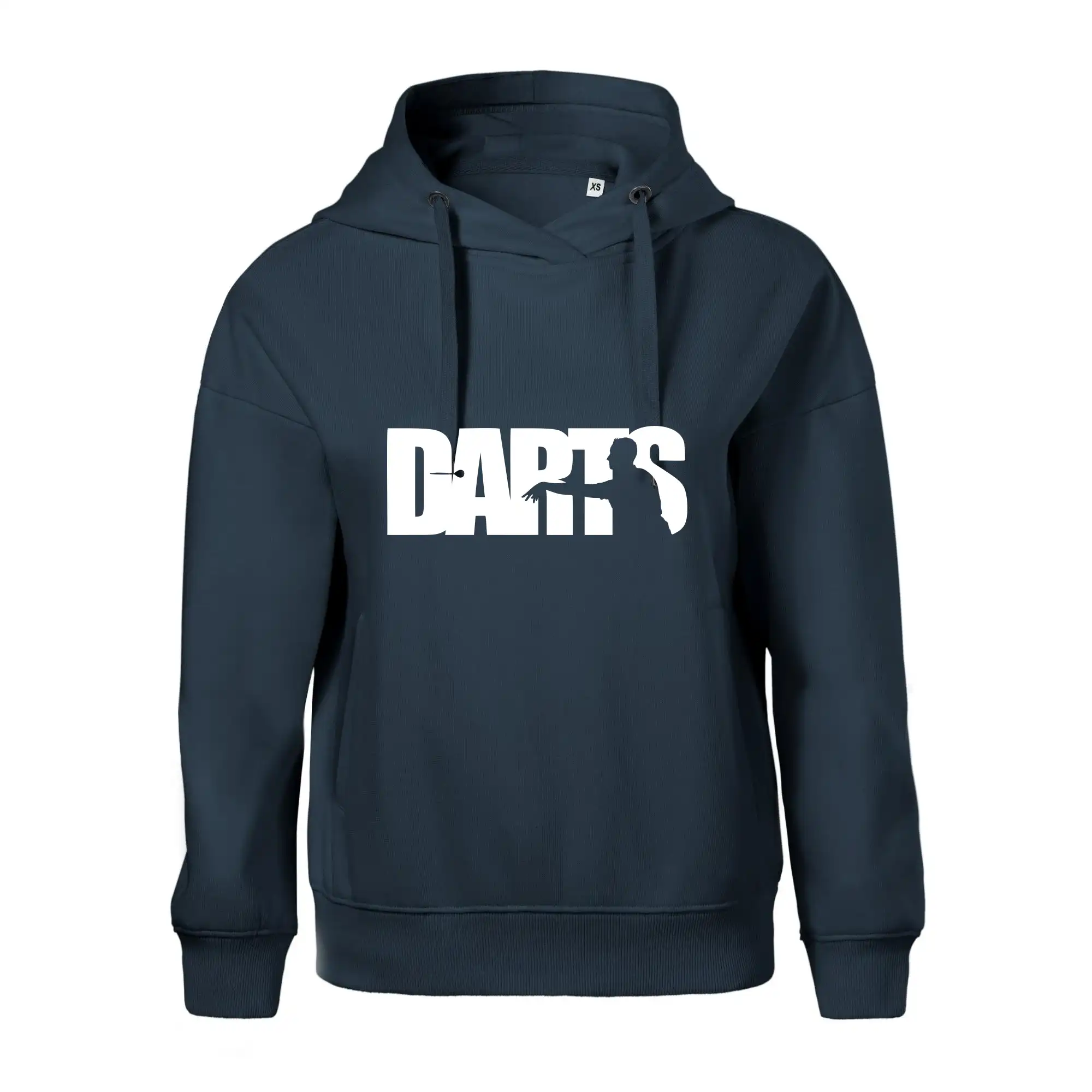Darts - nápis se šipkařem