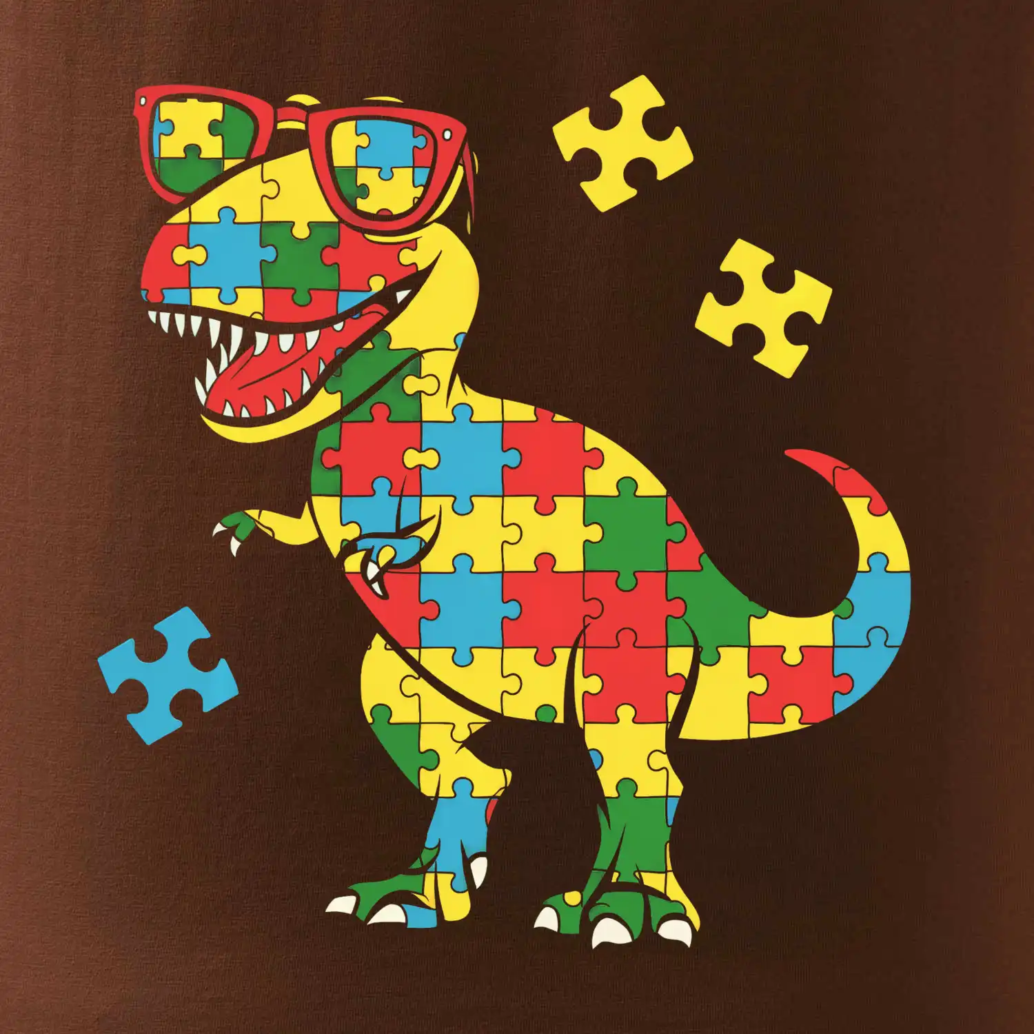 Autista dinosaurus puzzle