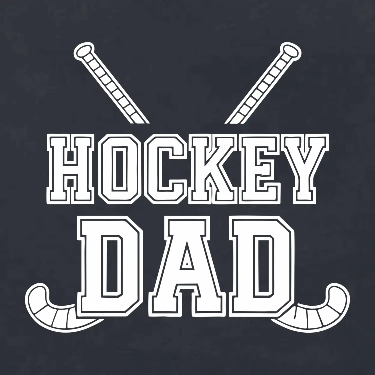 Hockey dad překřížený - pozemní hokej