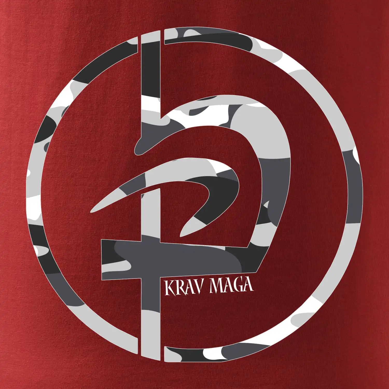 Krav maga  maskáčový nápis