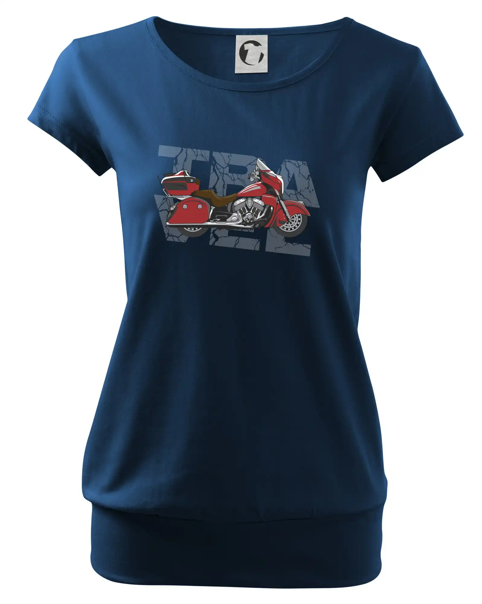 Cestovní motorka Amerika červená