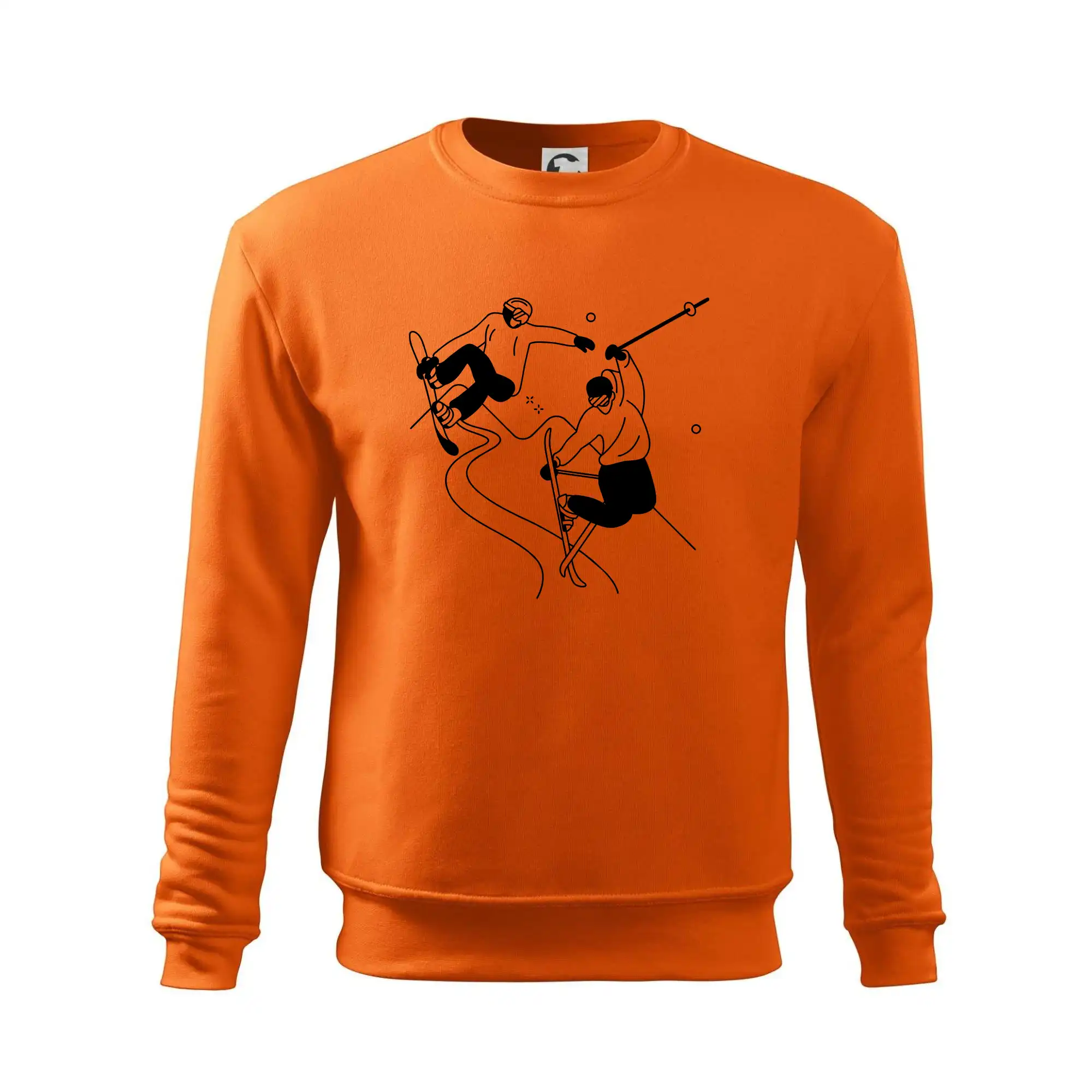 Lyžovaní - kresleny obrázek