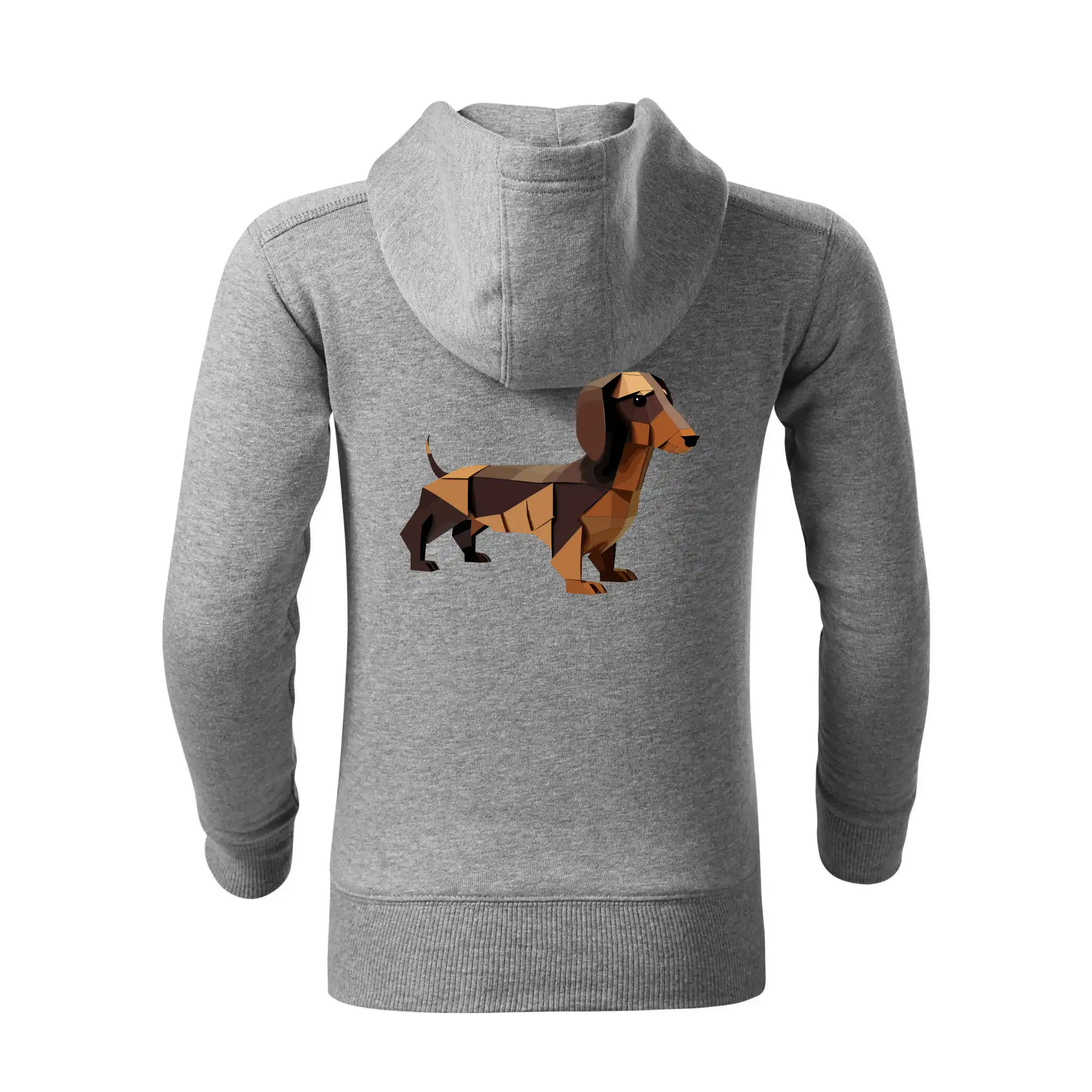 Jezevčík - slepený z papíru