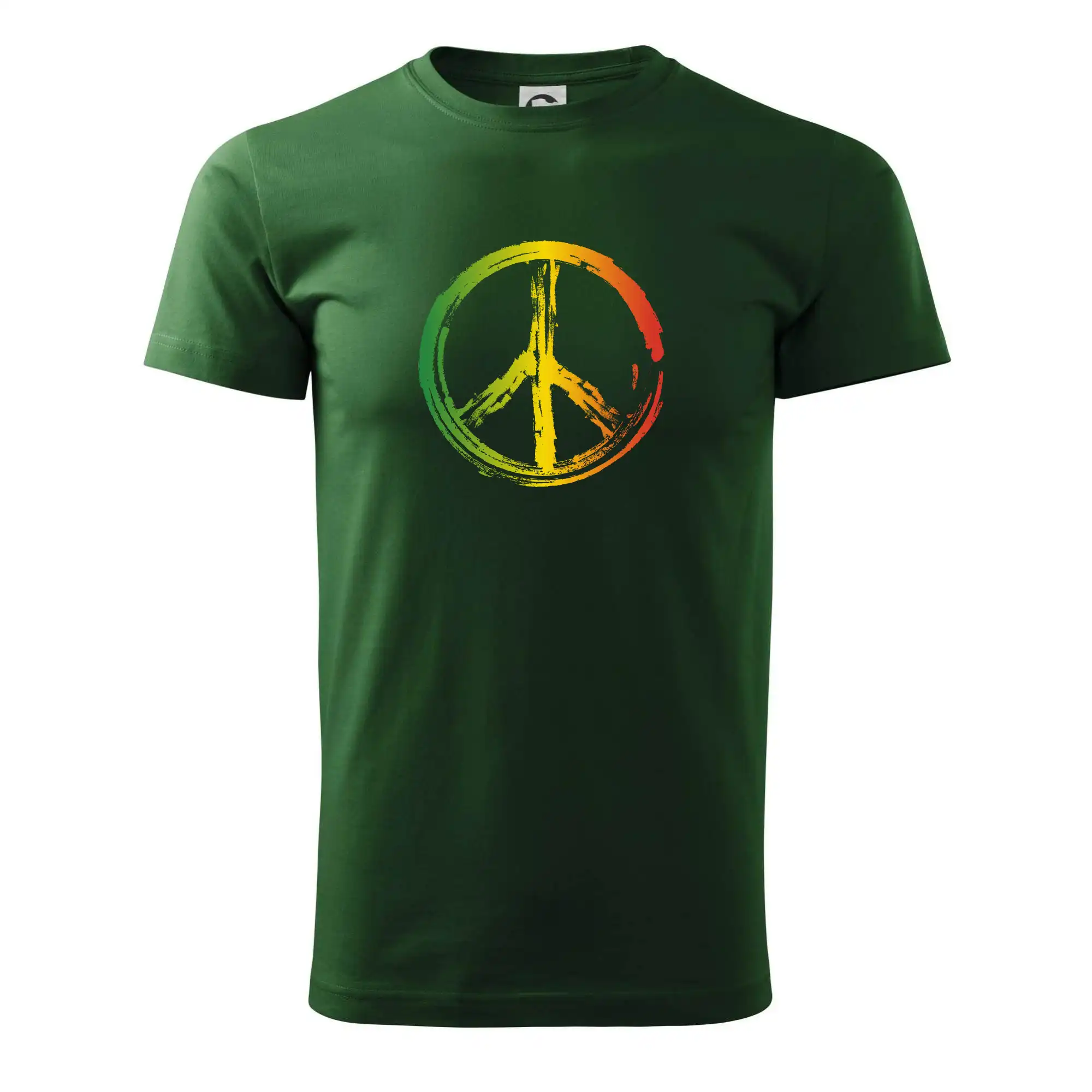 Tričká pre pohodový ľudí - Peace symbol paint - Pánske tričko nižšej gramáže