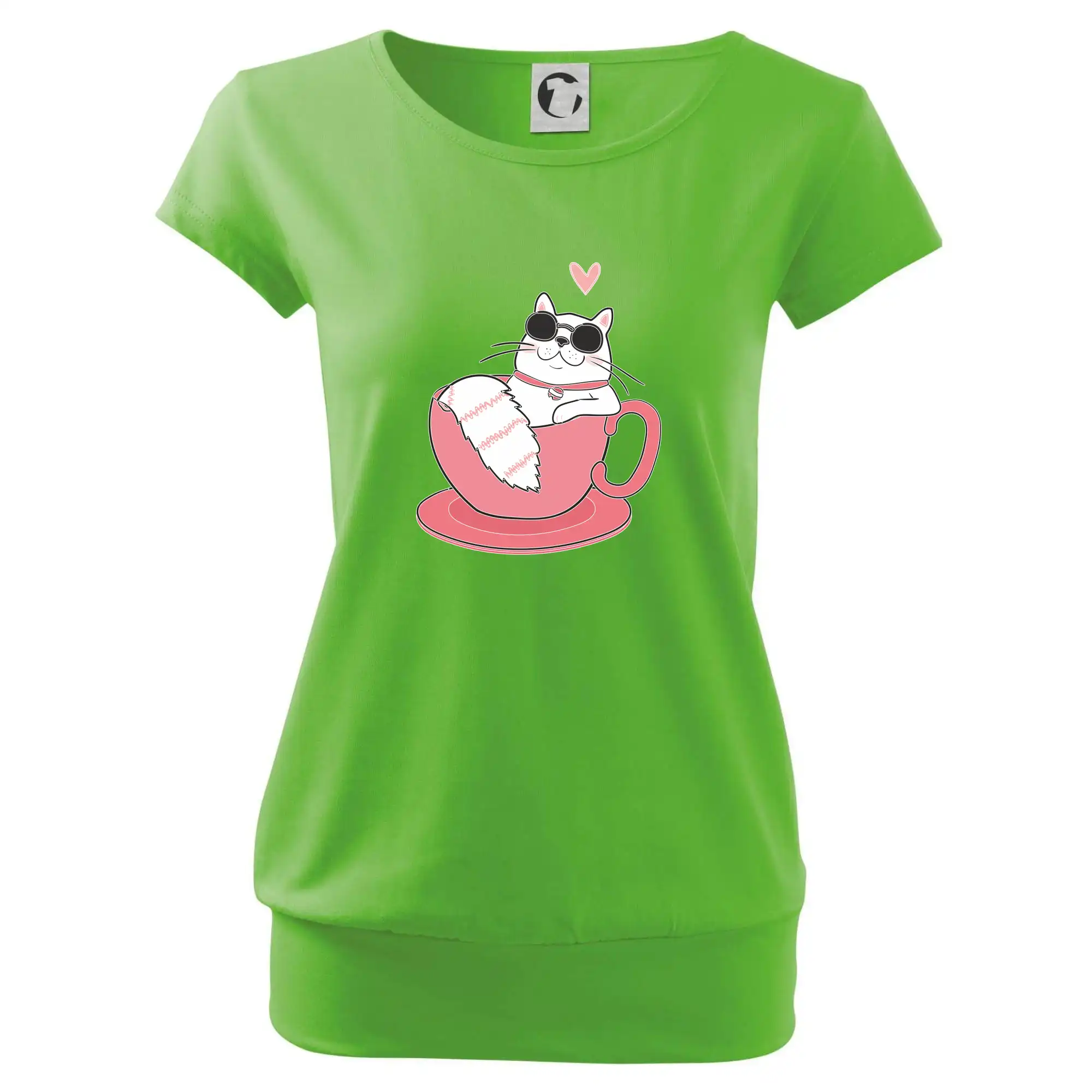 Hustá kočka v hrníčku