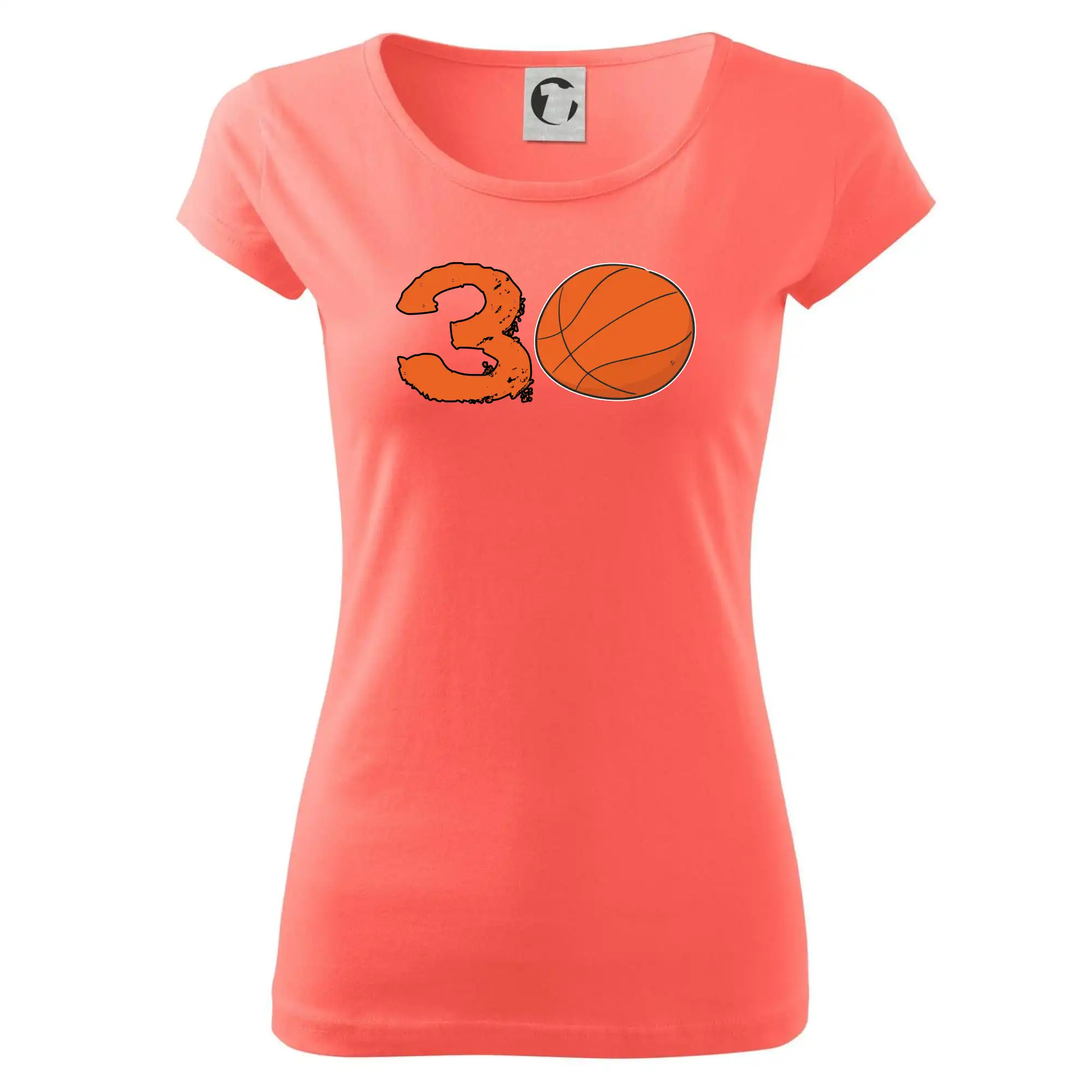 Basketbalová tričká - Basketball okrúhle narodeniny 30 - Dámske tričko Pure
