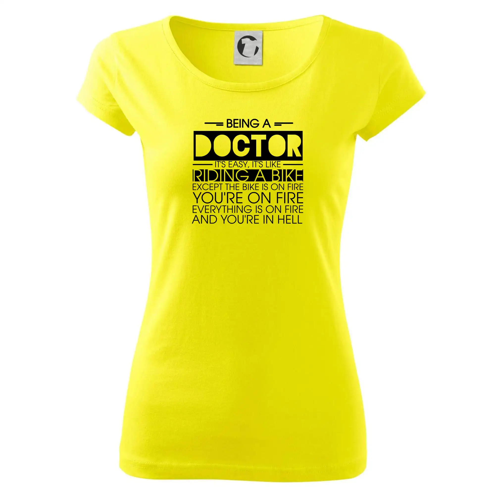 Being a doctor - bike - Dámske tričko Pure