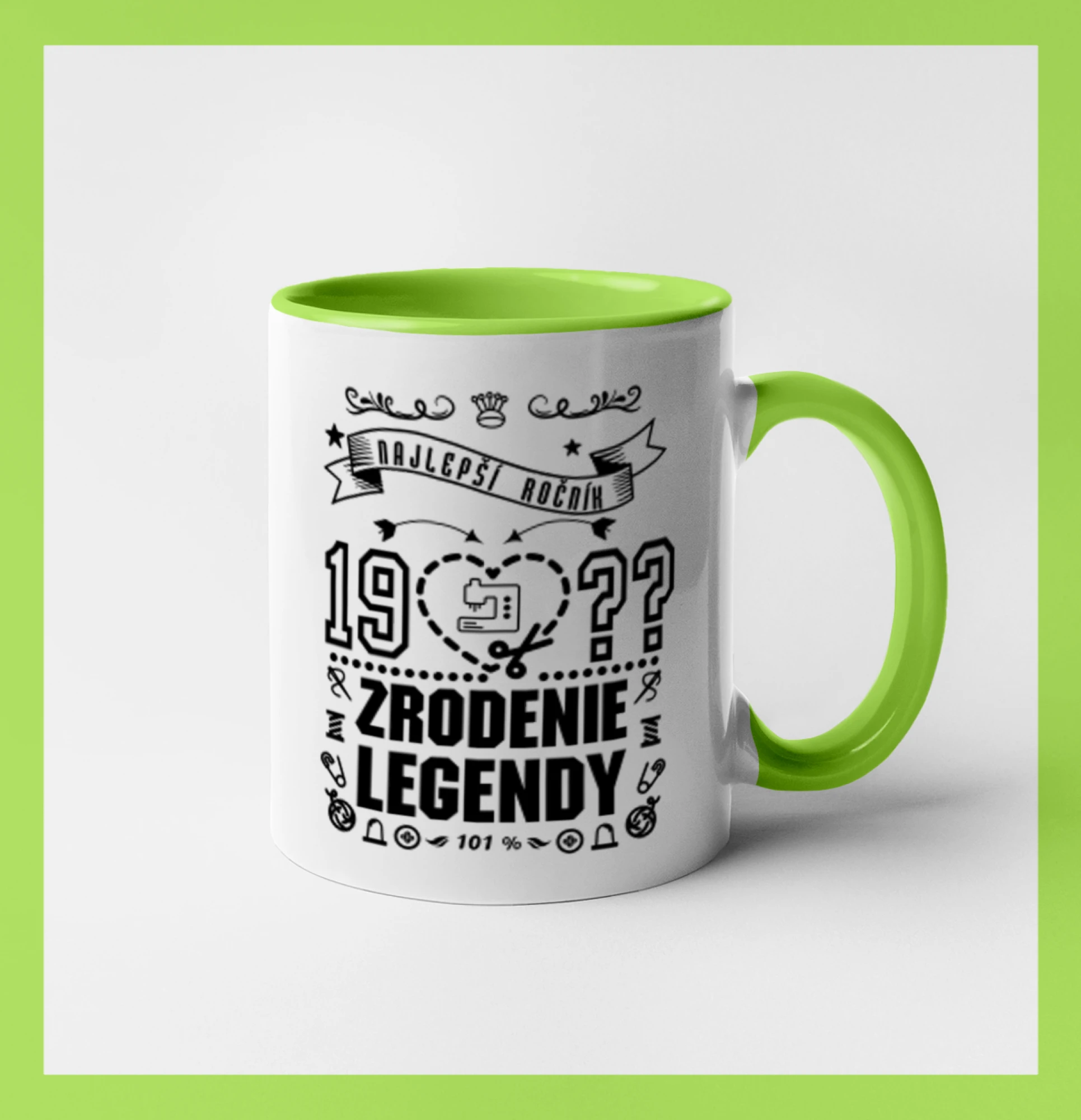 Trička Zrodenie legendy - Zrodenie legendy pre krajčírku - Hrnček 