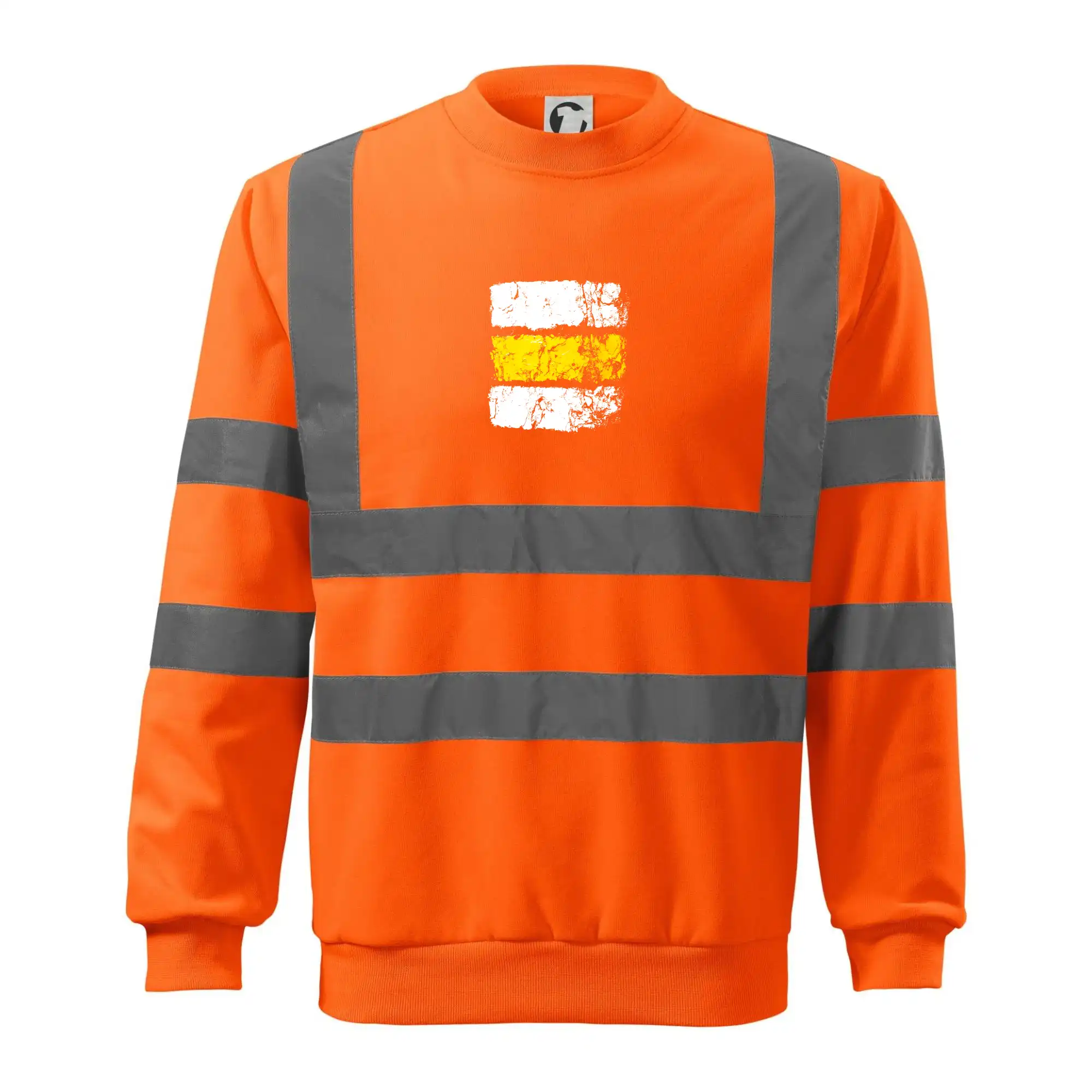 Trička pre cestovateľov - Turistická značka - žltá - Reflexná mikina