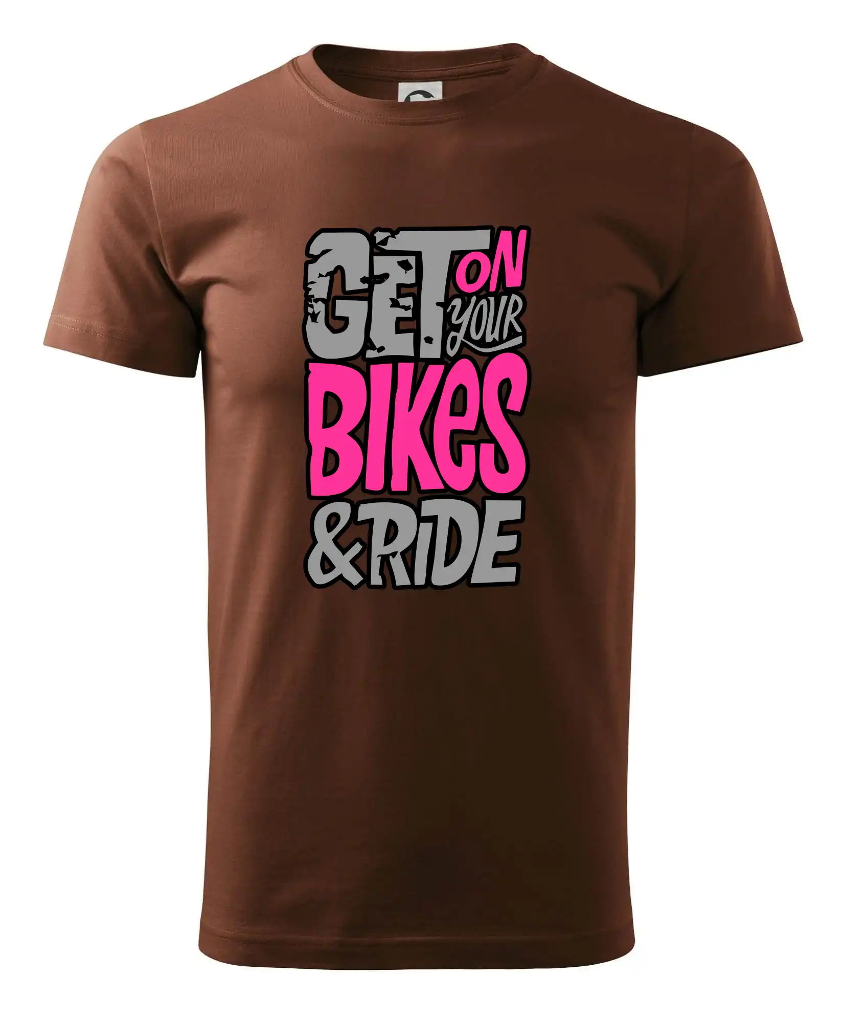 Tričko ako darček pre cyklistu - Get on your bikes - Pánske tričko nižšej gramáže