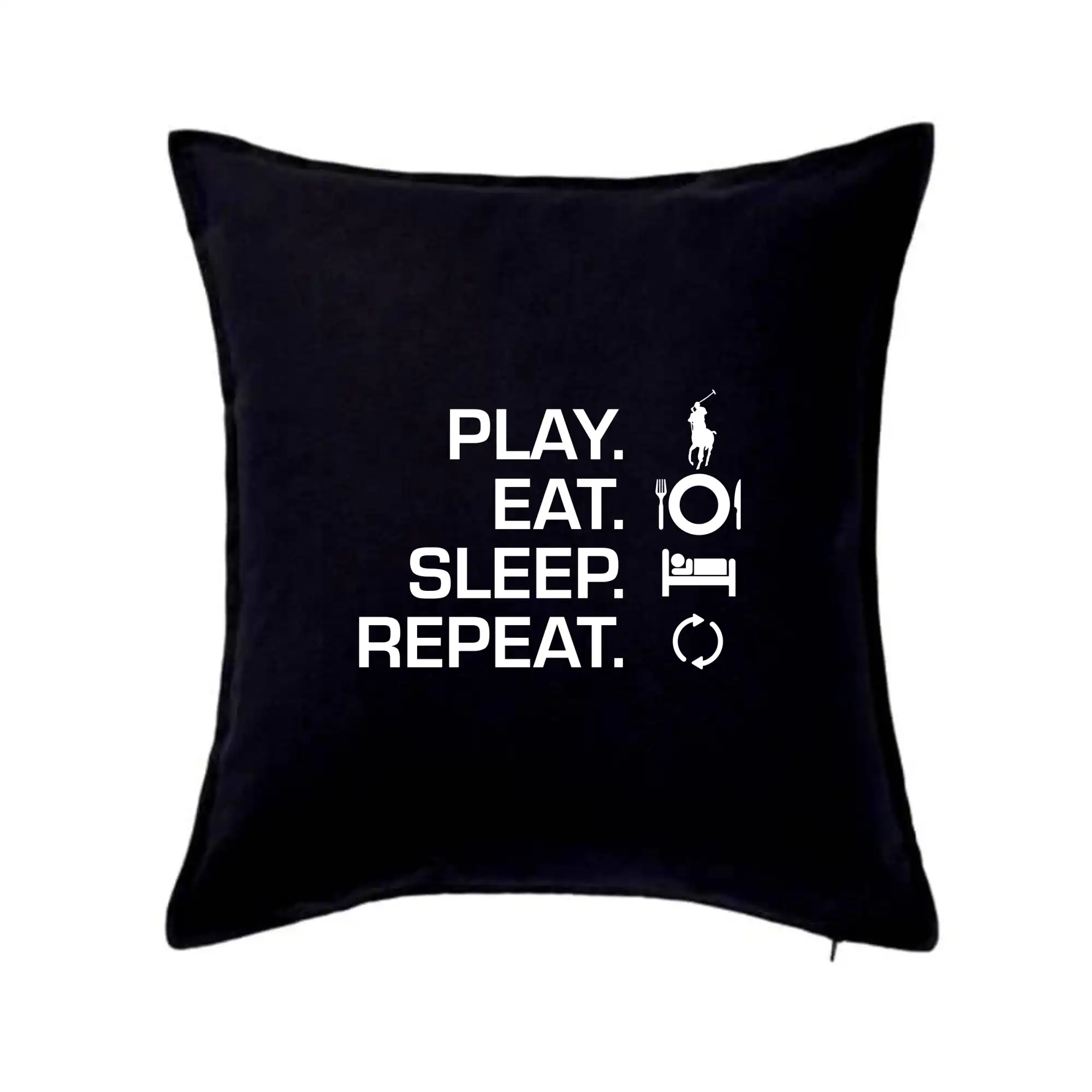 Tričká na polo - Play Eat Sleep Repeat polo - Vankúš 50x50