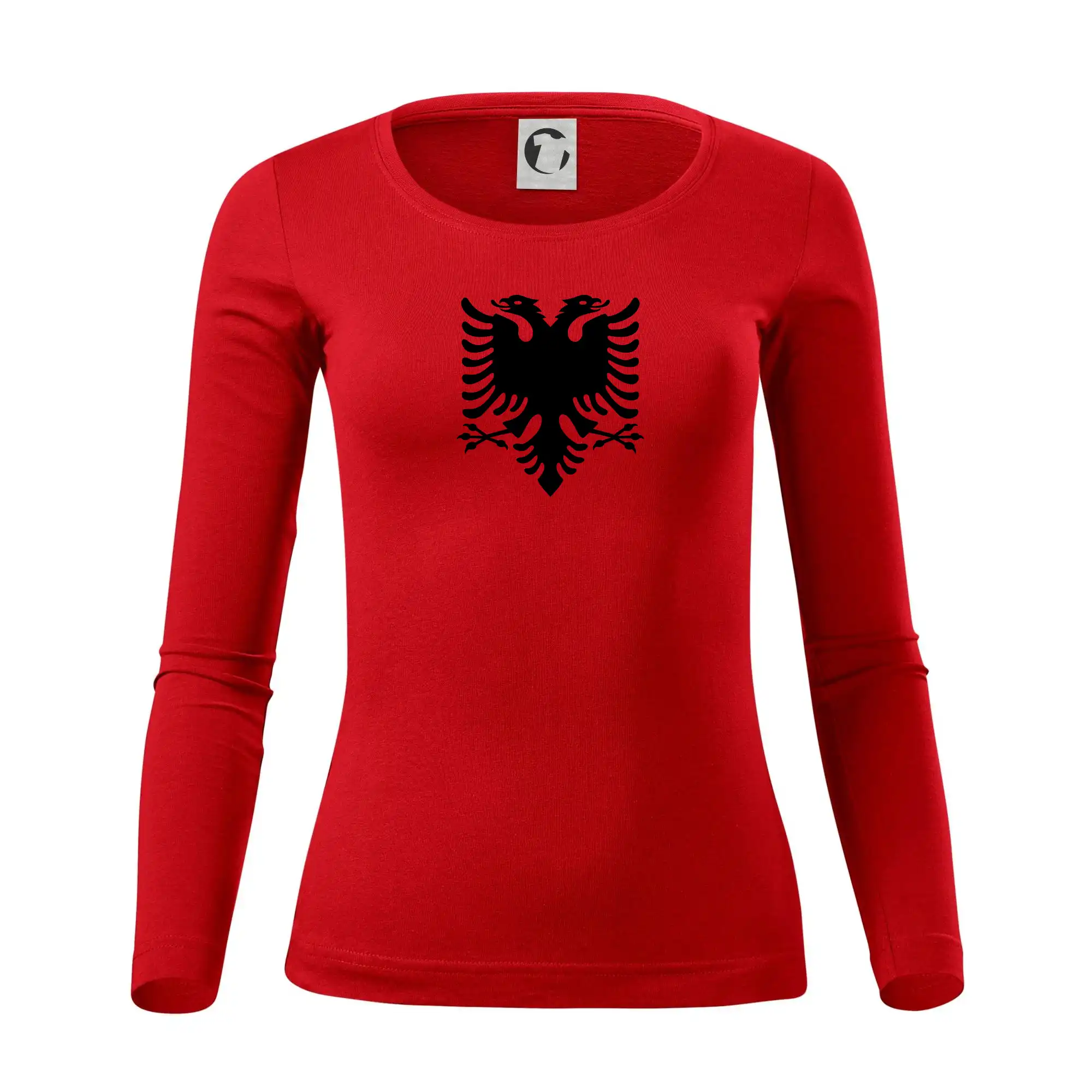 Ostatné mestá / miesta - Albánsko orlice - Dámske tričko FIT-T LS - zužené