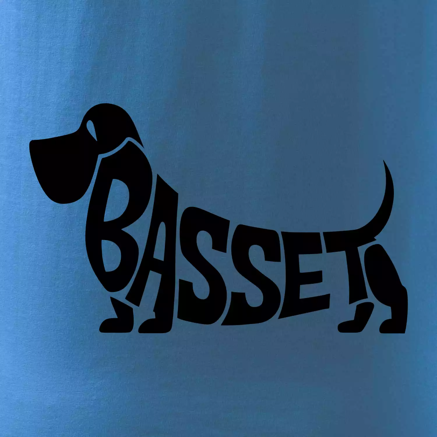 Basset nápis v těle