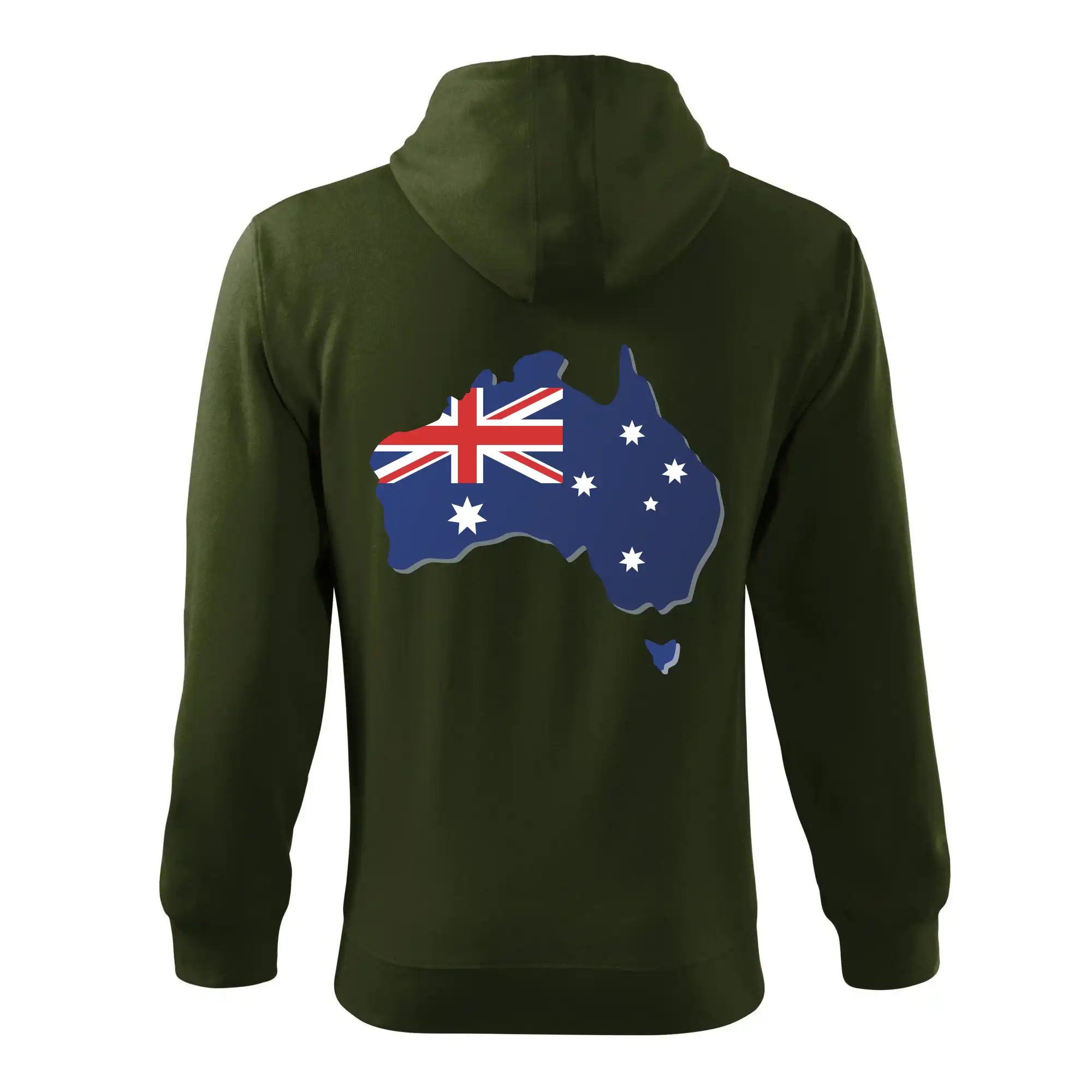 Austrálie - vlajka mapa