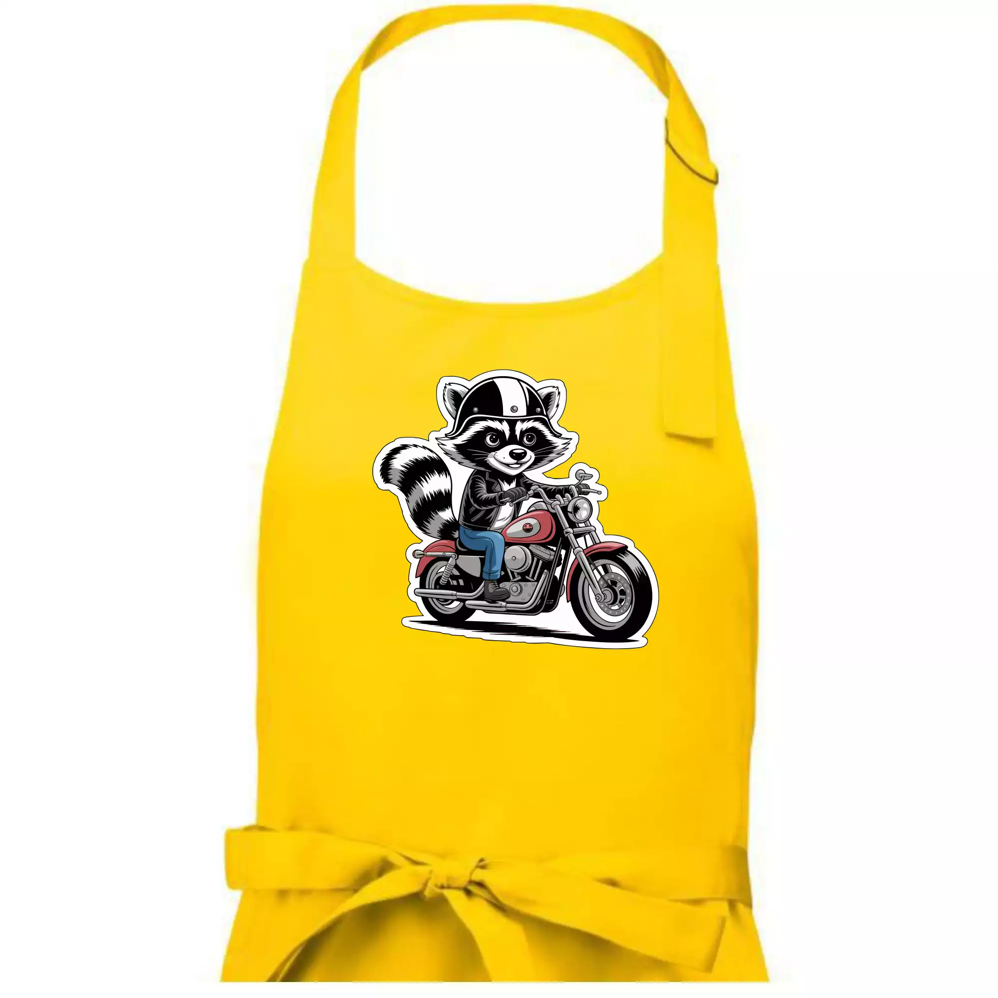 Mýval na motorce kreslený