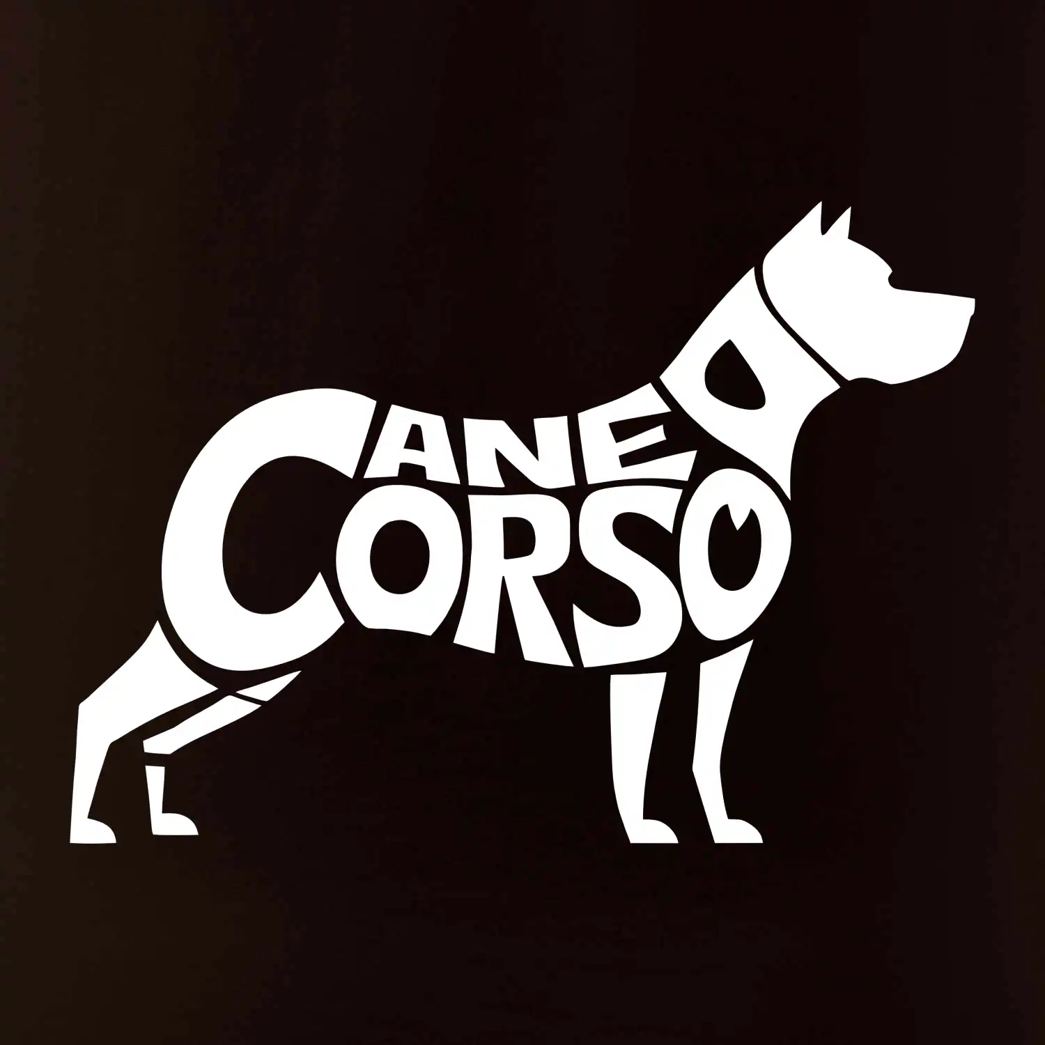 Cane corso nápis v těle