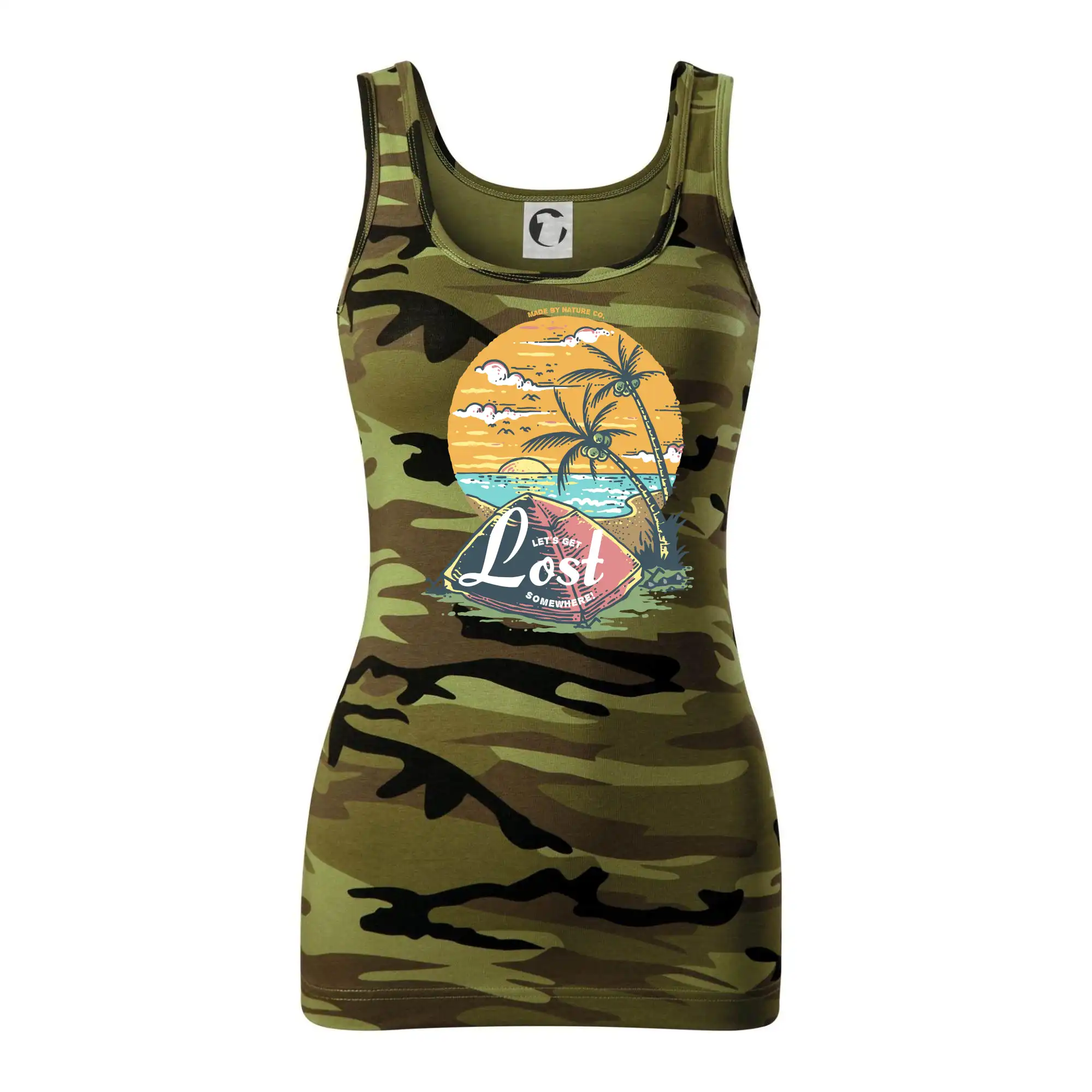 Beach camping get lost somewhere