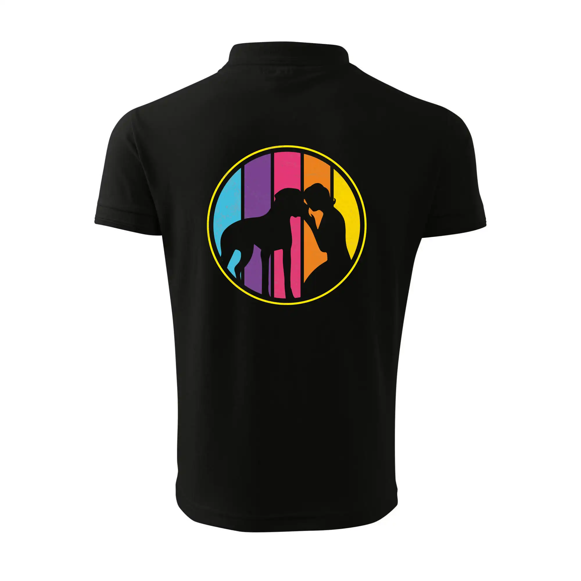 Retro kruh - boxer a dívka