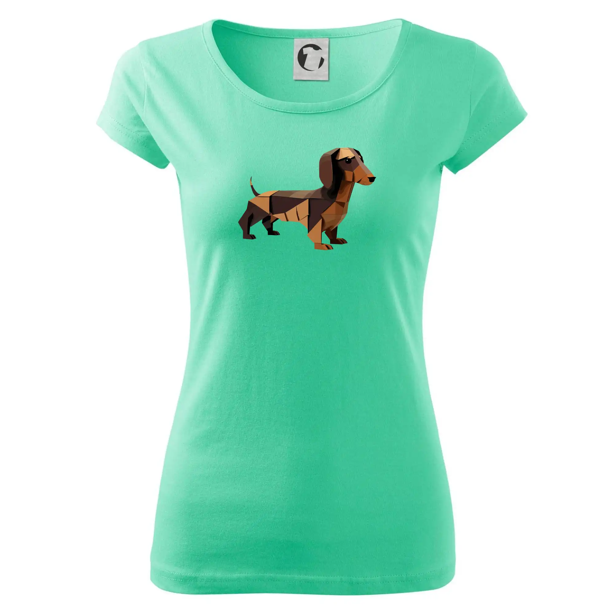 Jezevčík - slepený z papíru